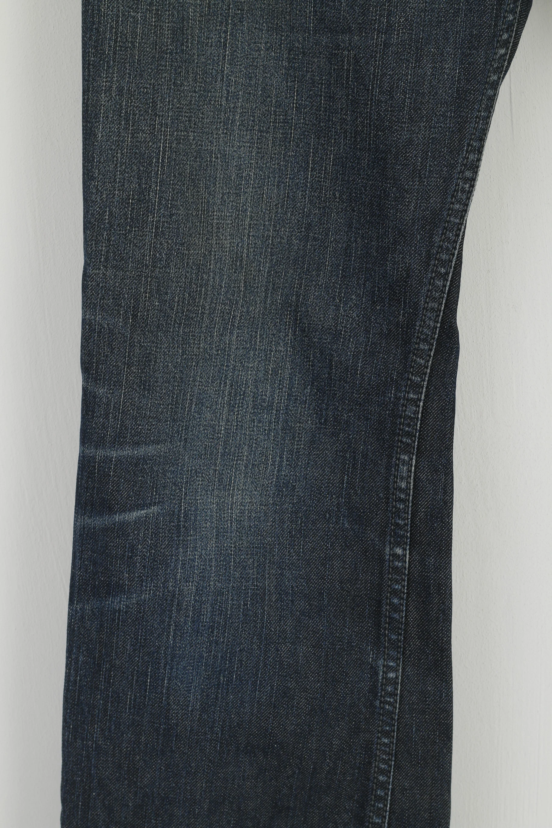 DIESEL Women 30 Trousers Jeans Cotton Blue Gray Cotton Denim Pants - Image 3