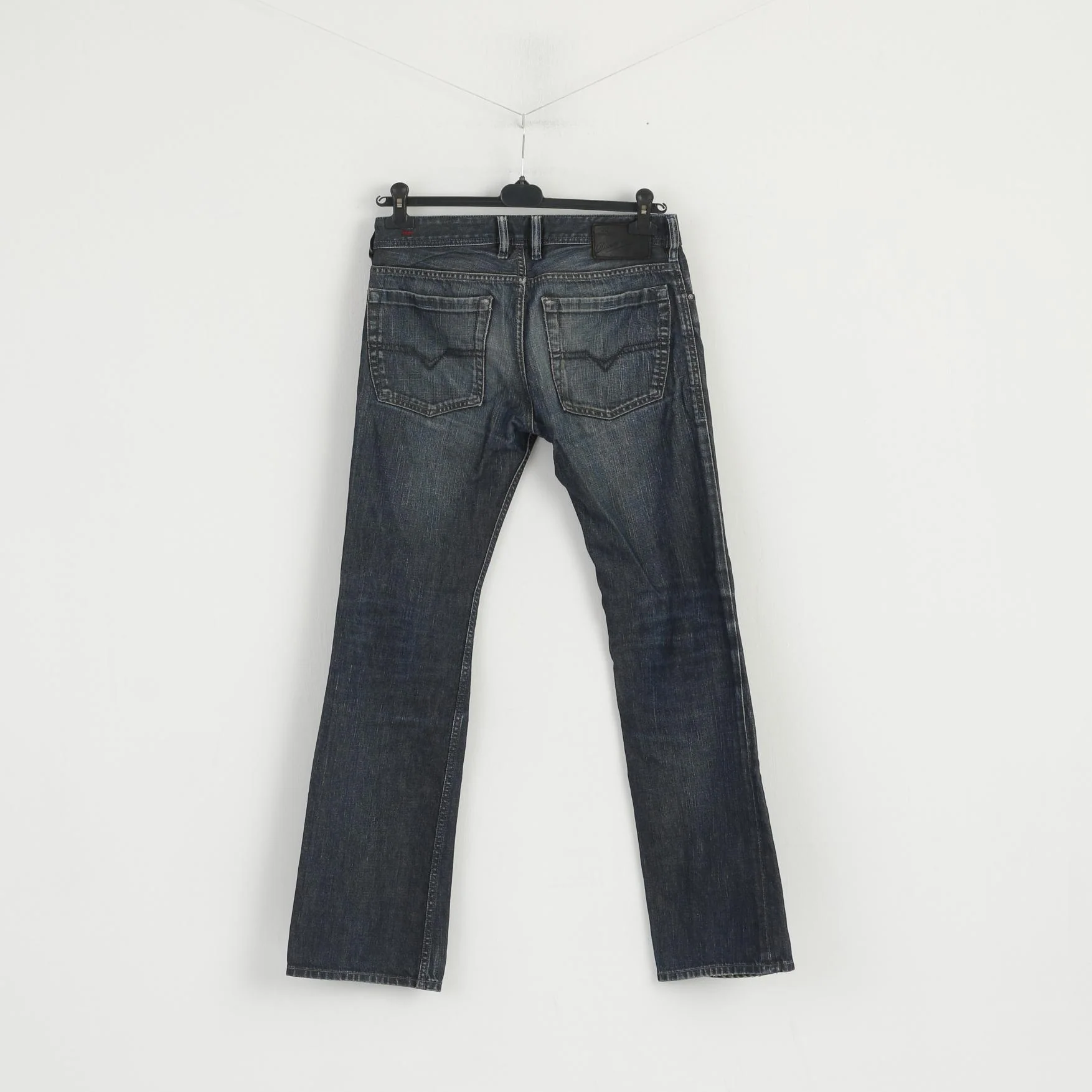 DIESEL Women 30 Trousers Jeans Cotton Blue Gray Cotton Denim Pants - Image 7