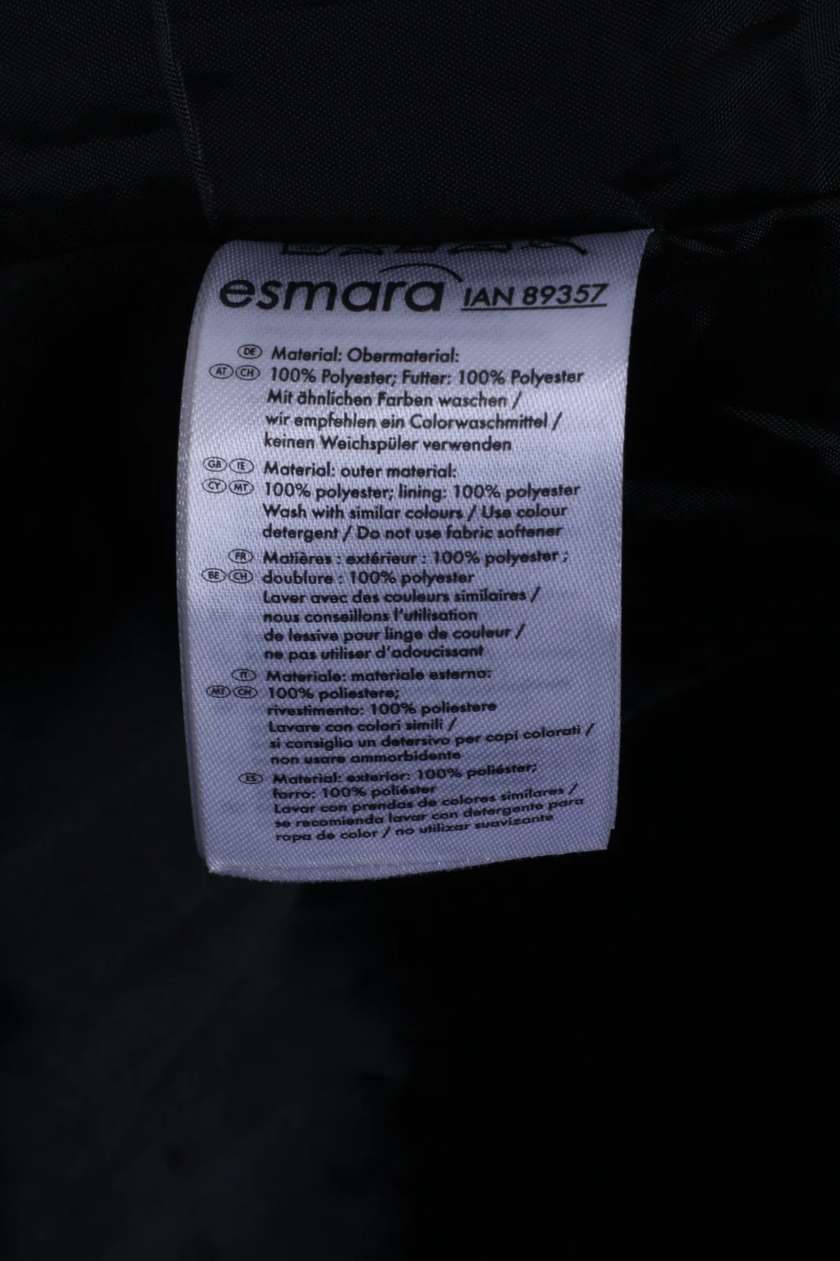 Esmara Womens S Coat Black Buttoned Lightweight Trench - Image 5