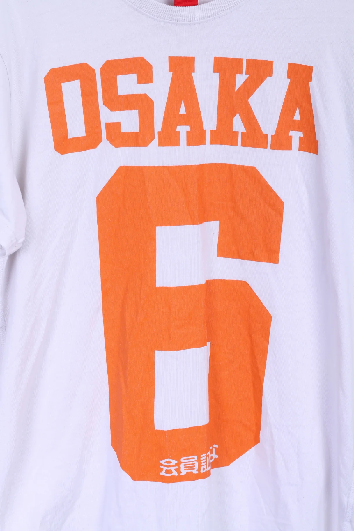 Superdry Mens XL T-Shirt White Cotton OSAKA Japan Shirt - Image 2