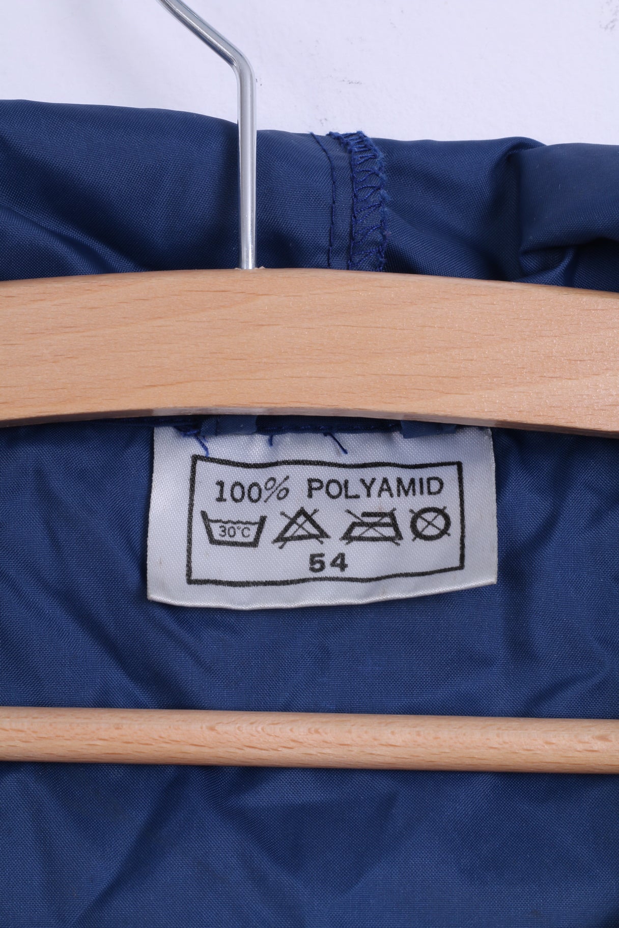 Unbranded Mens 54 L Rain Jacket Nylon Waterproof Navy Hooded Top - Image 4