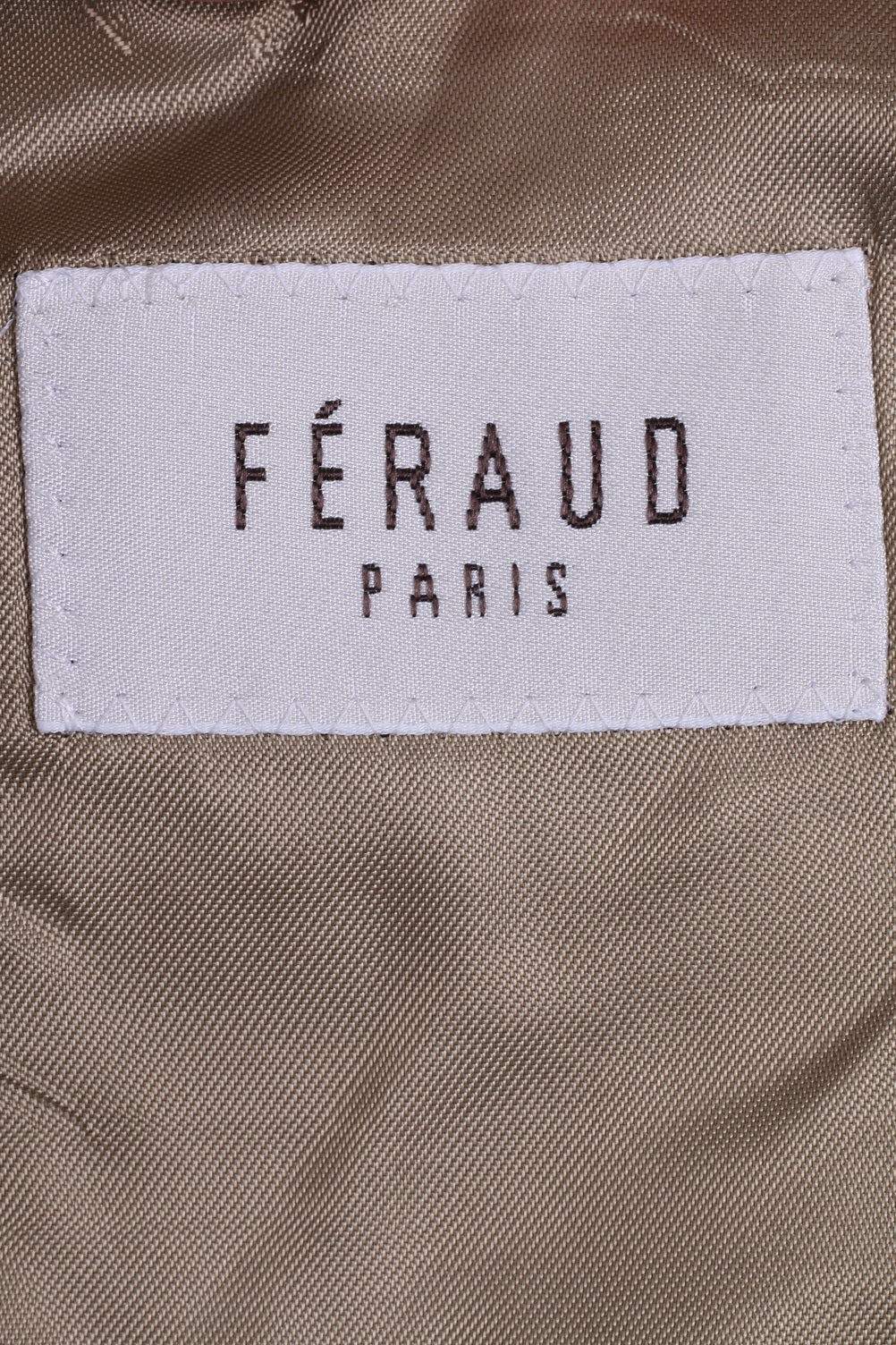 Feraud Mens 98 M Jacket Brown Wool Herringbone Single Breasted Blazer - Image 6