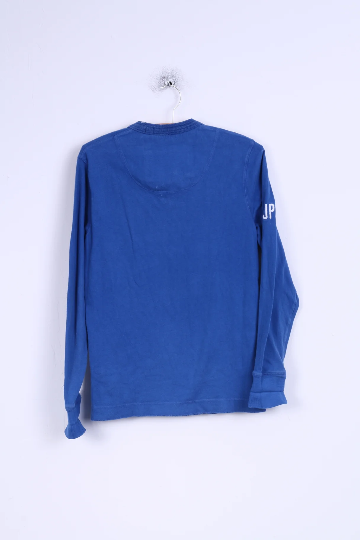 Superdry Mens S Shirt Blue Cotton Fitted Detailed Buttons Japan - Image 6