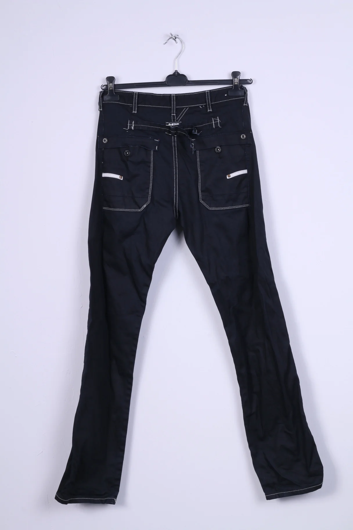 G-STAR RAW Womens W32 L34 Trousers Black Cotton Model Zero One - Image 6
