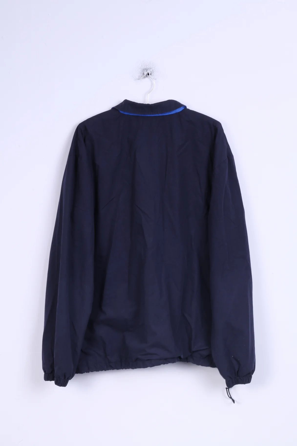 Corporate Trends Mens XL Jacket Navy Overhead Zip Neck Lightweight Top - Image 5
