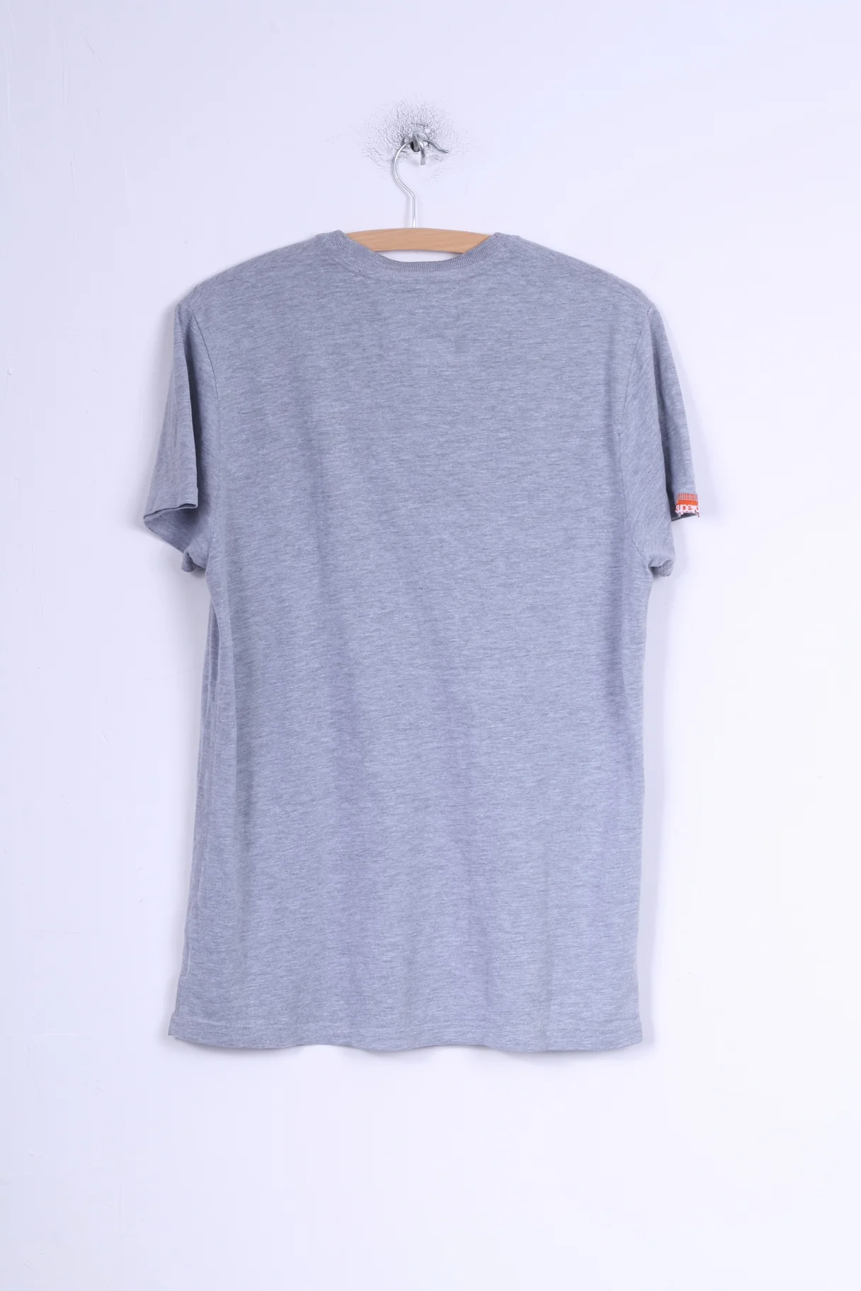 Superdry Mens L T-Shirt Tokyo Motor Oil Graohic Cotton Top Crew Neck Faded - Image 5