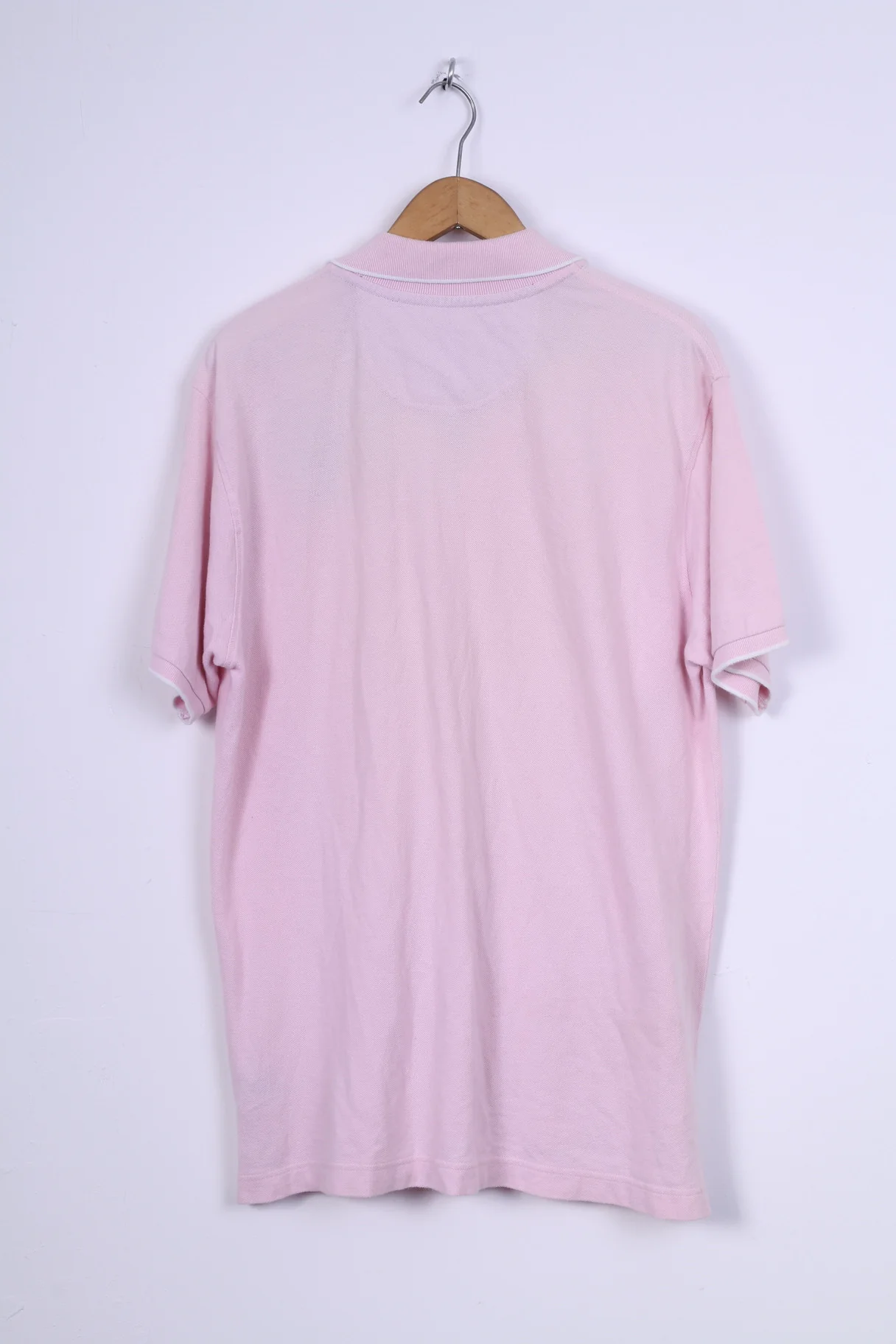 Gaastra Mens XL Polo Shirt Pink Cotton Renaissance Islands Embroidered Detailed Buttons - Image 6