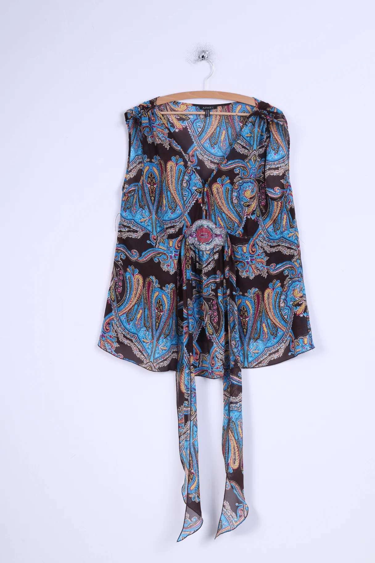 APART Womens 44 XL Tank Top Thin Material Printed Casual Sleeveless - Image 5