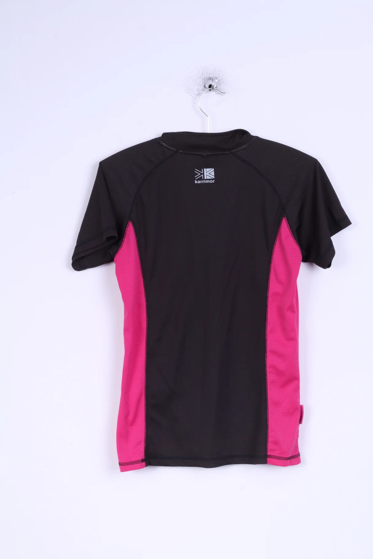 Karrimor Womens 10 M Shirt Plum Pink Zip Neck Stretch Outdoor Top Running - Image 5