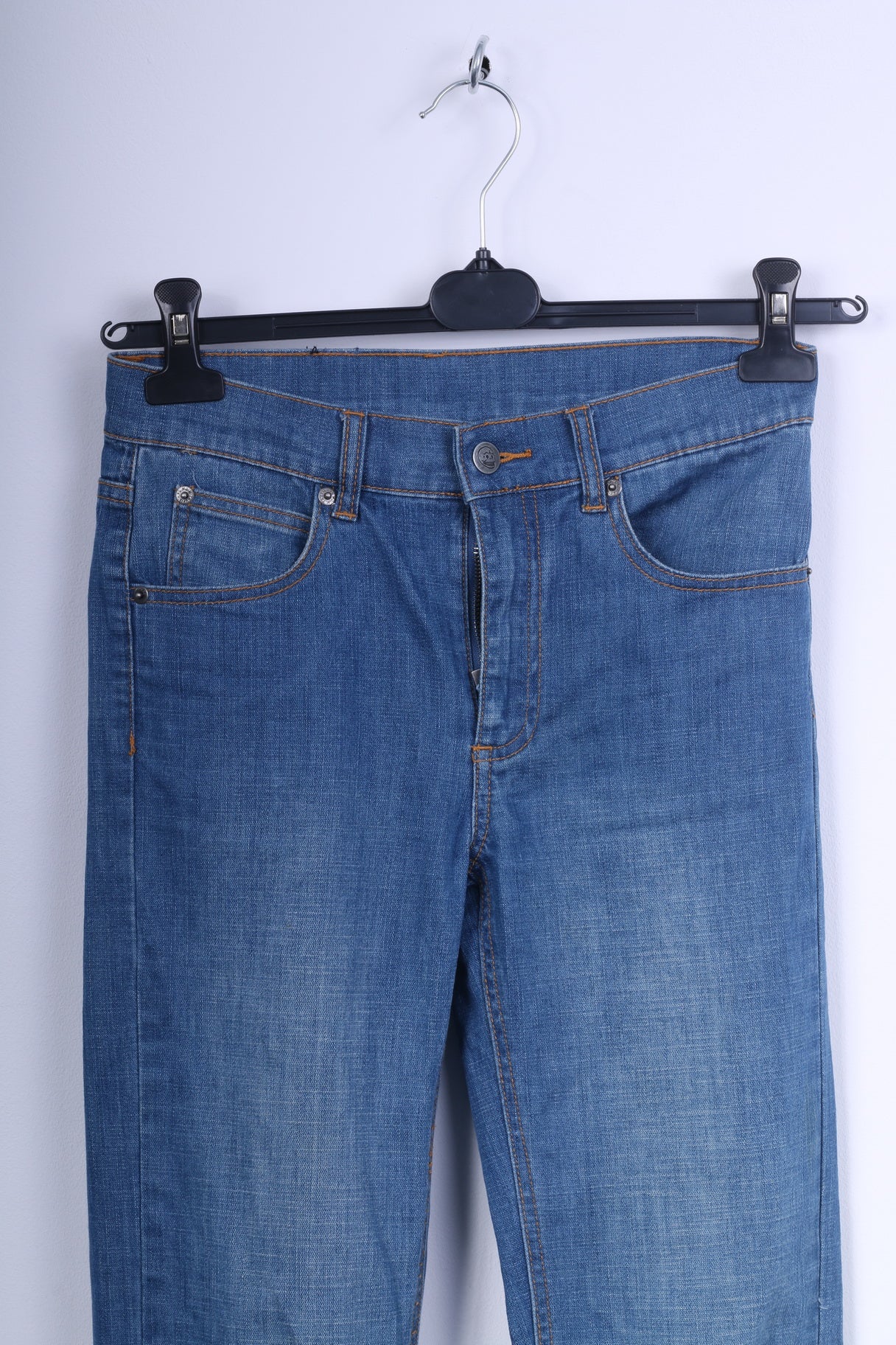 Cheap Monday Womens W27 L32  Trousers Blue Jeans Denim Slim Fit Pants - Image 2