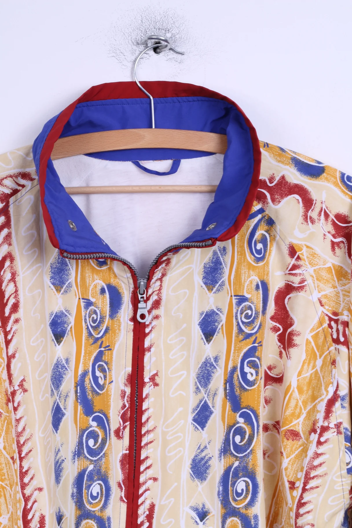 Triumph Happy Days Womens 40 L Jacket Vintage Zip Up Printed Lightweight Top - Image 3