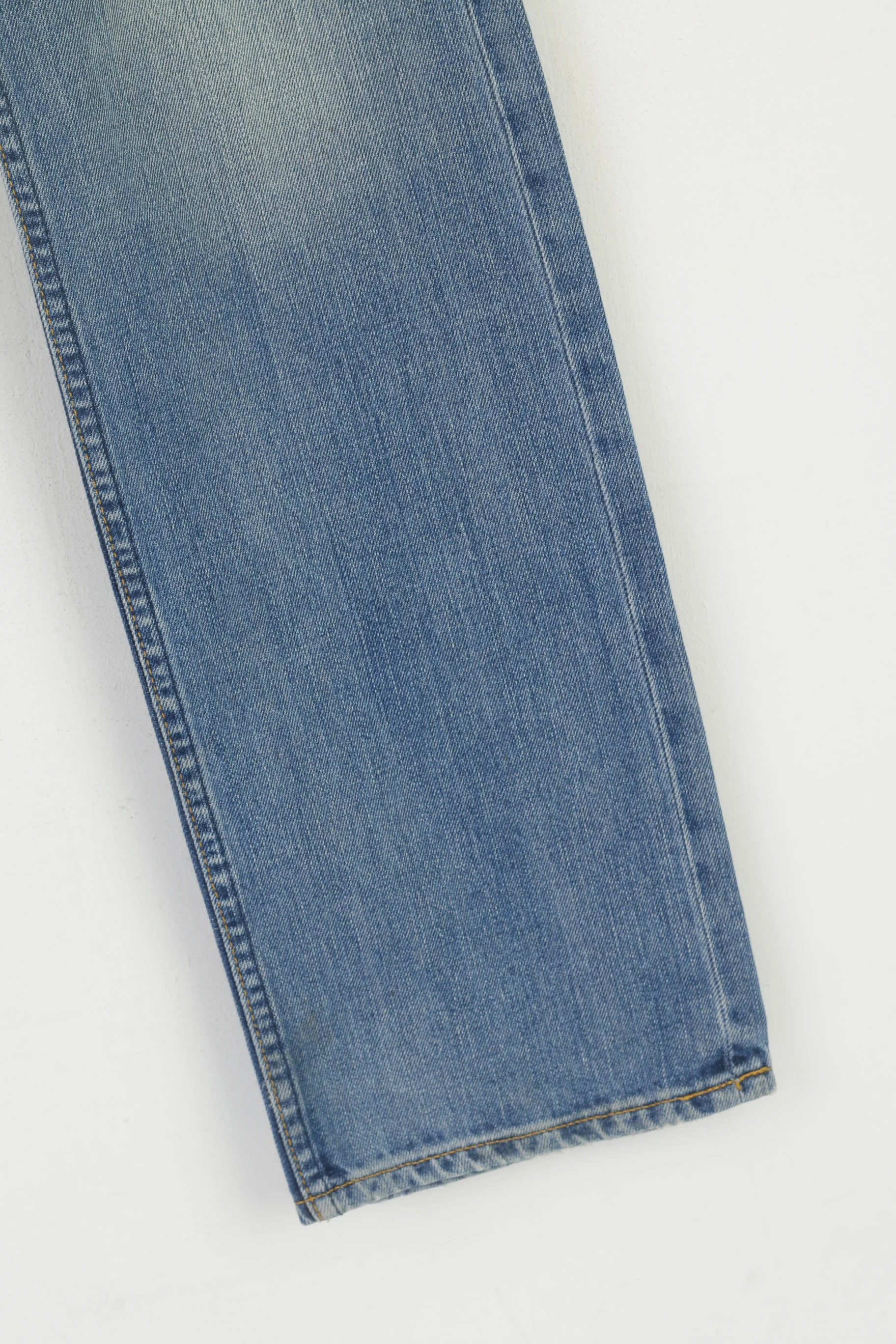 Lee Men 33 Jeans Trousers Blue Cotton Zed Classic Straight Slim Leg Vintage Pants - Image 3
