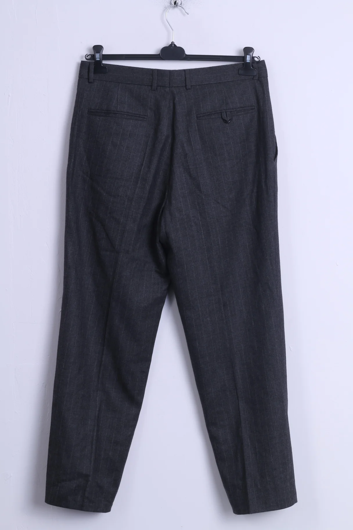Pierre Cardin Mens 50 L Trousers Grey Wool Elegant Casual Pants - Image 6