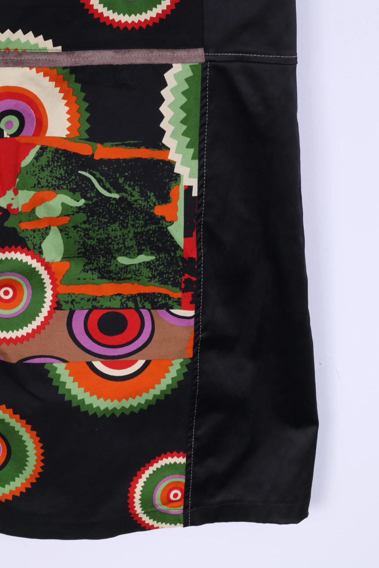 Rinascimento Dolce Vita Womens L (S) Dress Multi Printed Fitted Italy - Image 3