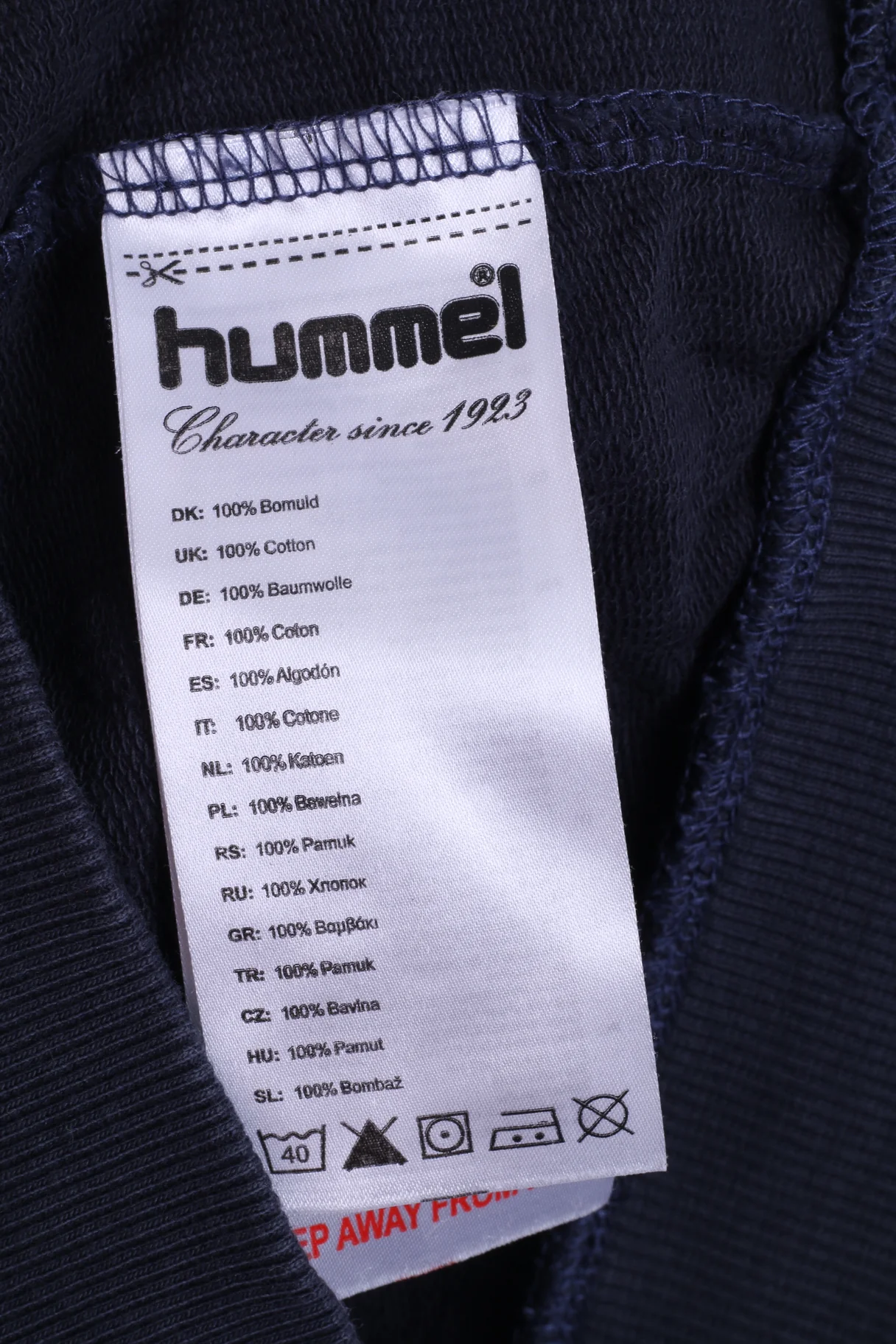 Hummel Youth 16 Age Sweatshirt Grey Track Top Hood Cotton Zip Up Active Top - Image 4