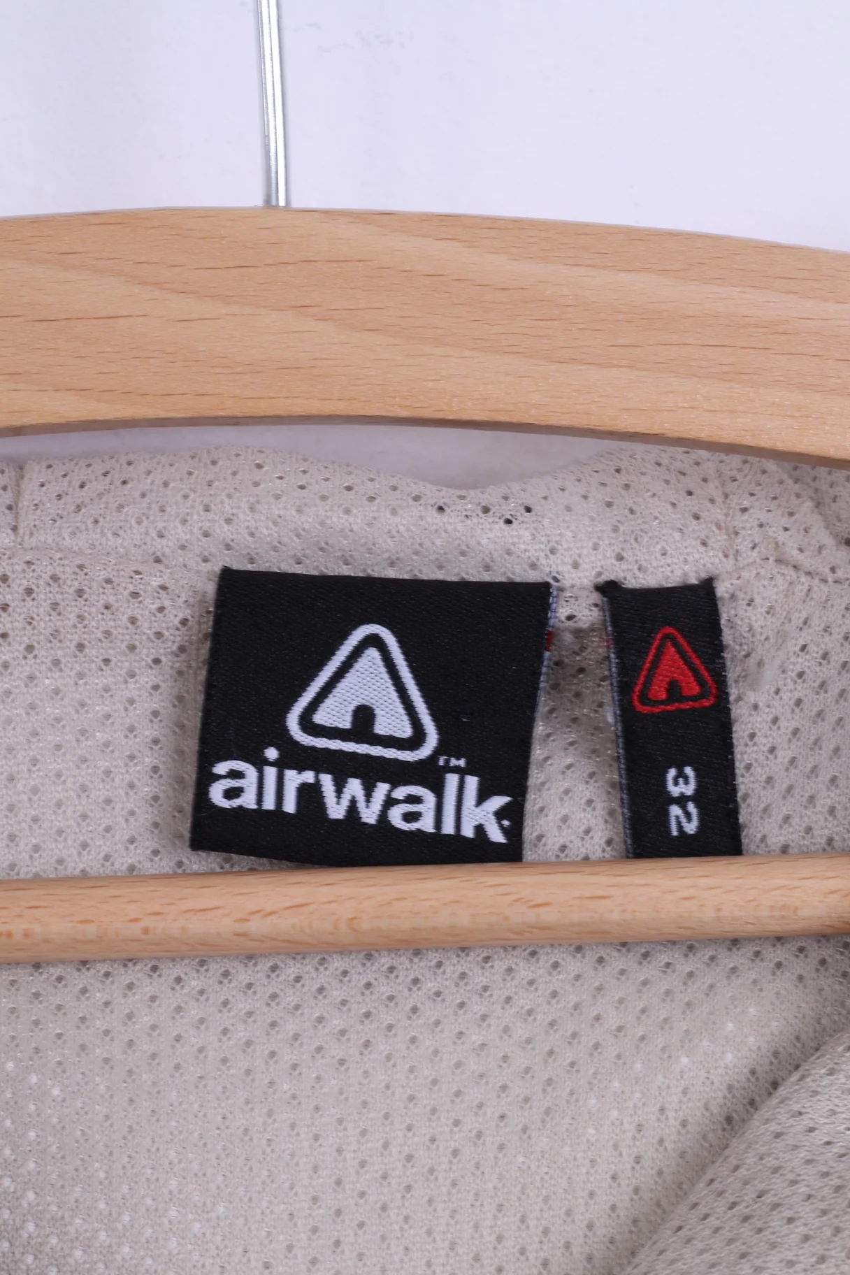 Air Walk Boys 32 10 Age Jacket Beige Blue Overhead Hooded Training Top - Image 4
