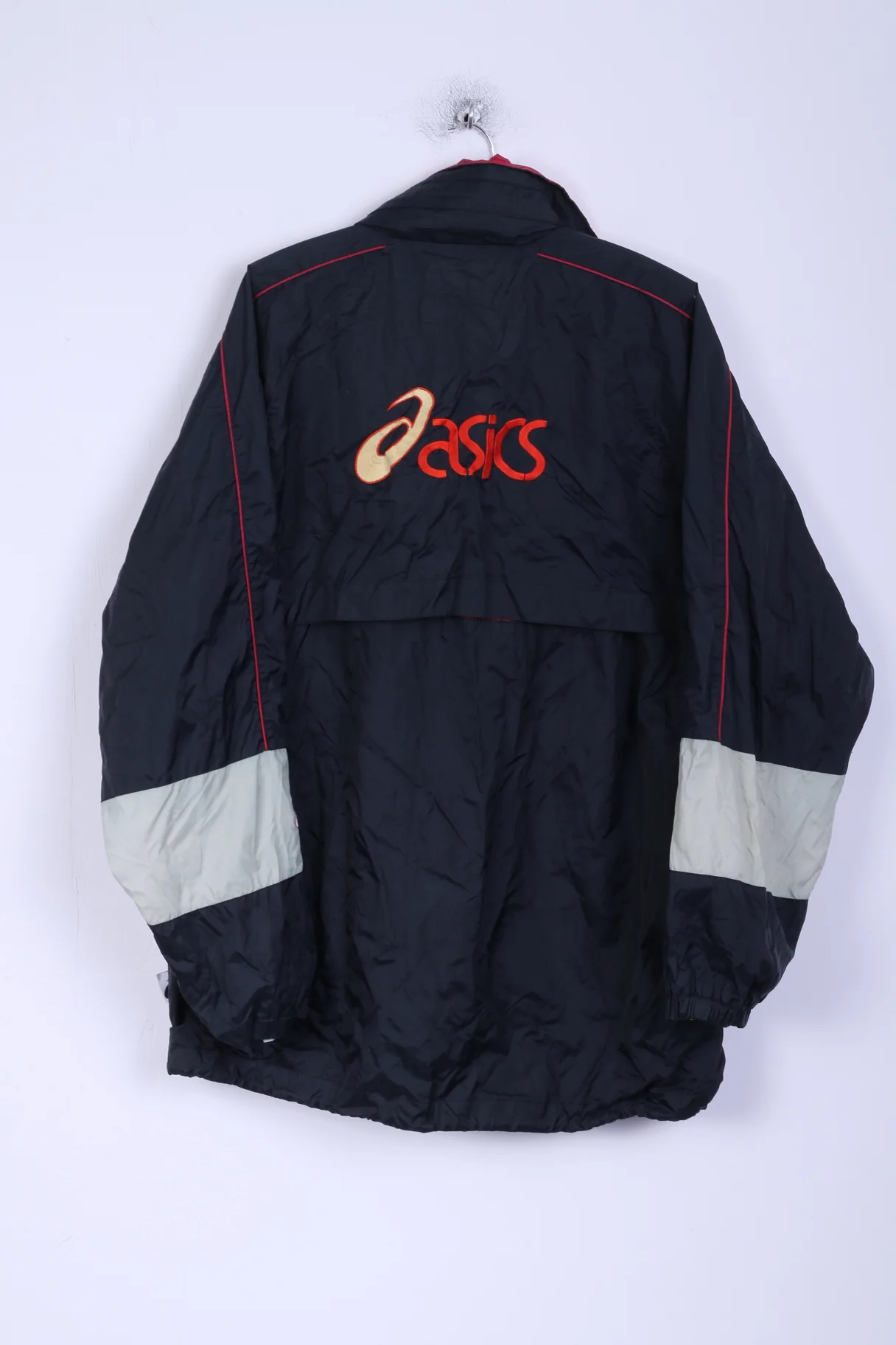 Asics A.F.C. Mens XL Jacket Black Nylon Sunderland Football Club Lightweight Top - Image 8