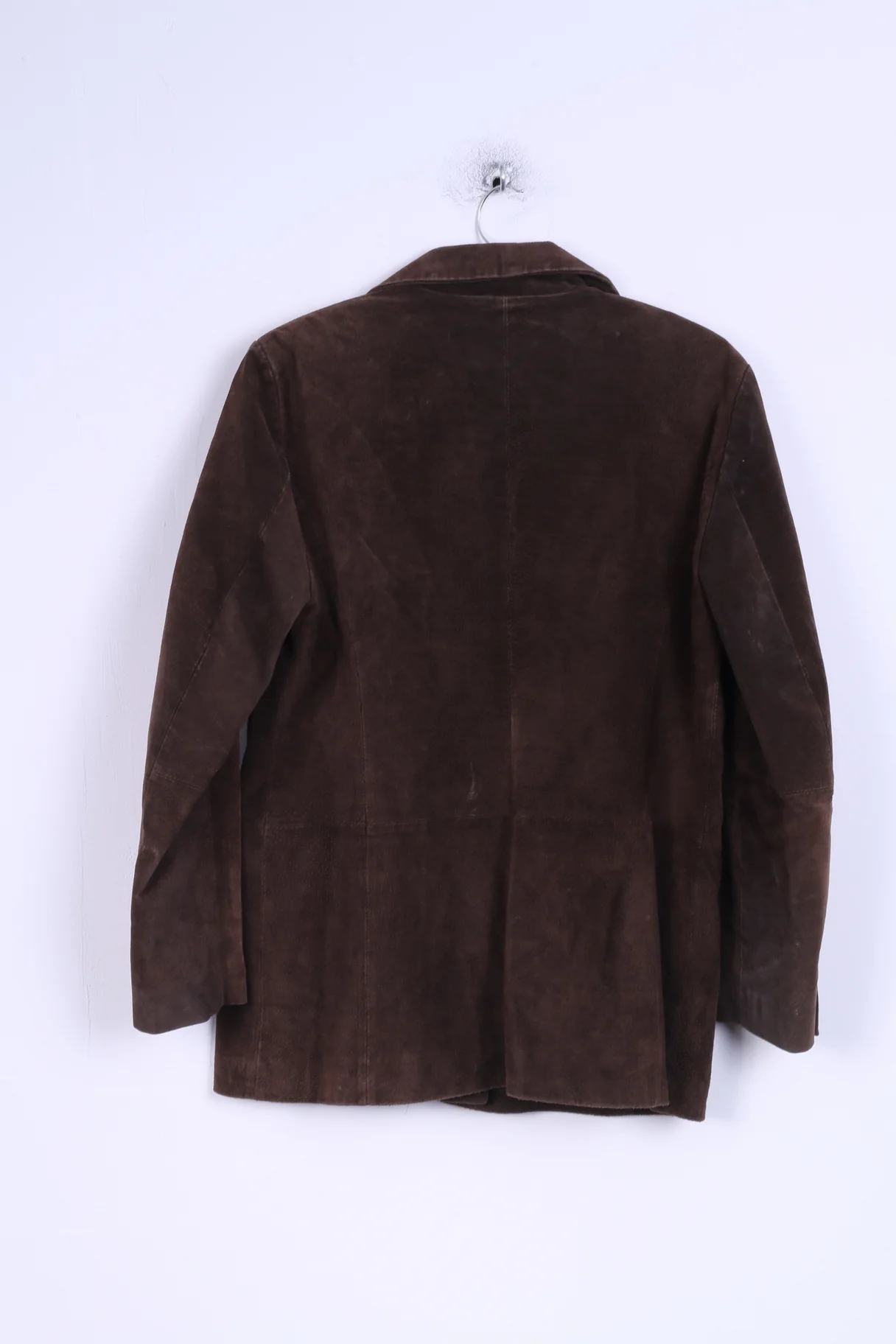 OLLY & Co Formals Womens 14 L Jacket Brown Leather Single Breasted Blazer - Image 6