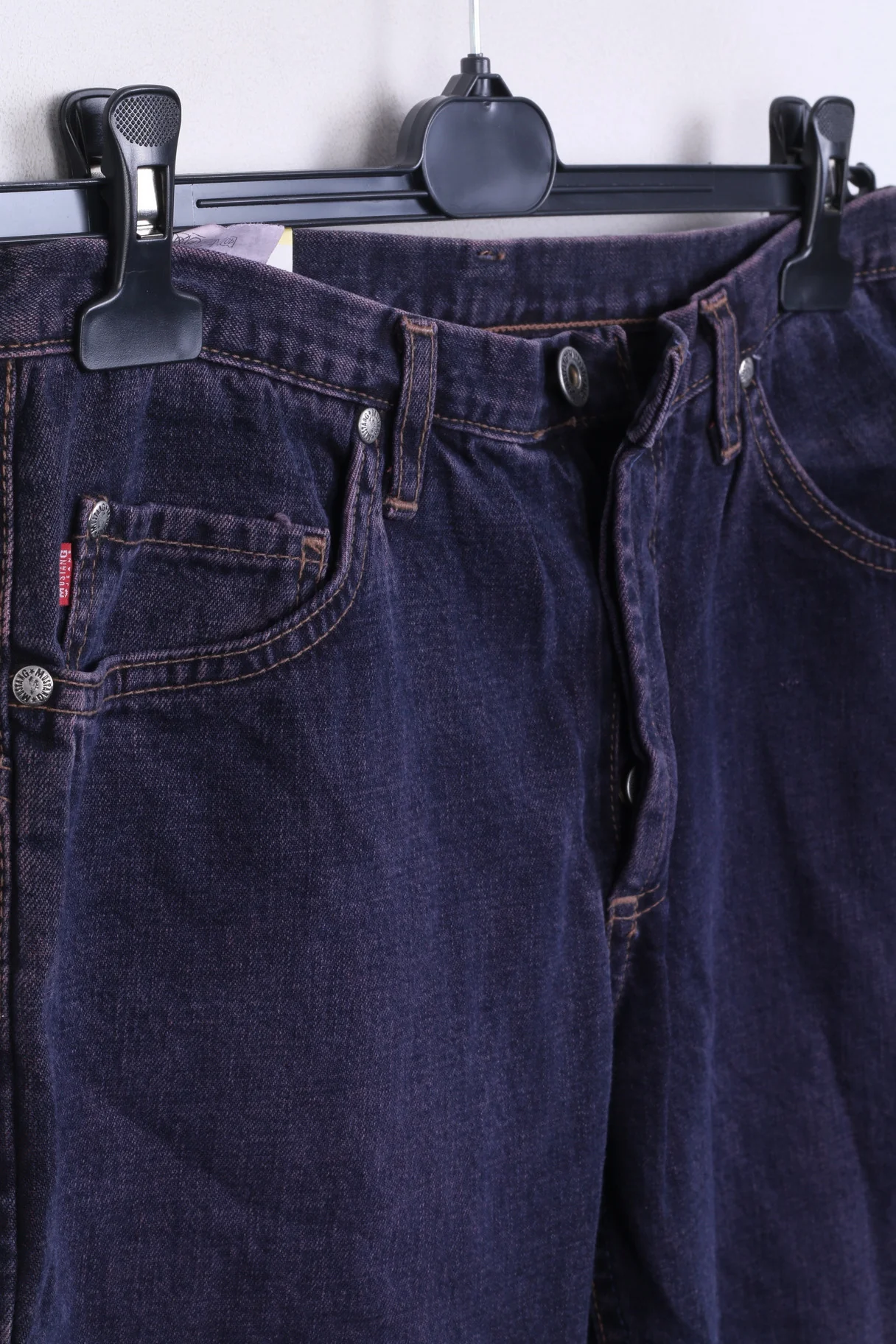 New MUSTANG Jeans Womens W31 L36 Jeans Trousers Bootcut Plum Cotton - Image 2