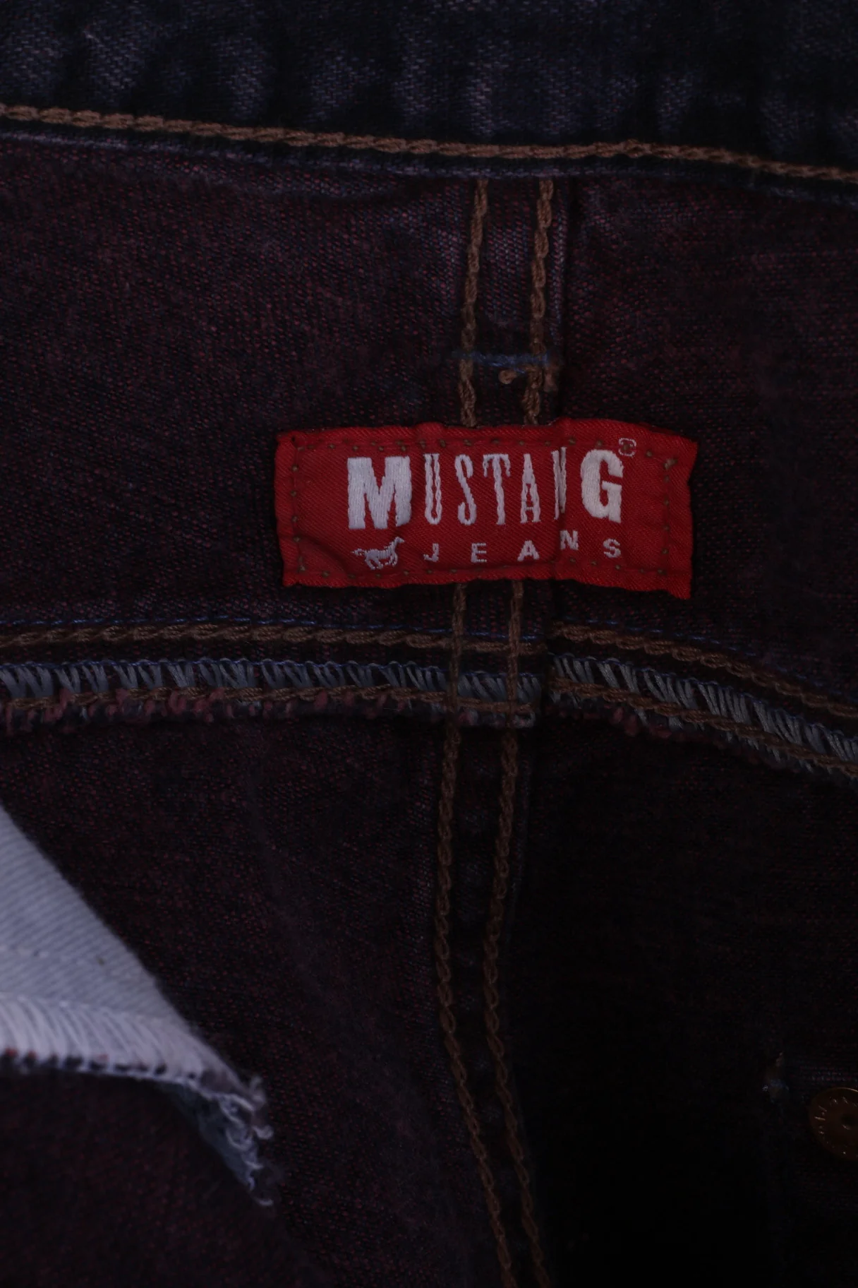 New MUSTANG Jeans Womens W31 L36 Jeans Trousers Bootcut Plum Cotton - Image 3