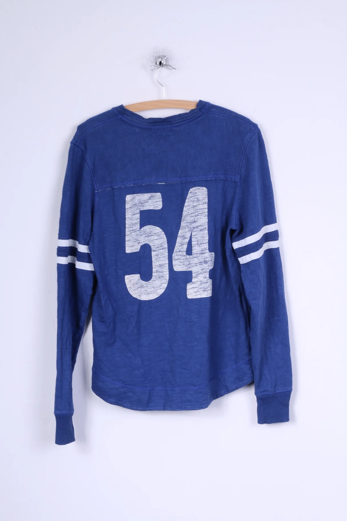 Superdry Mens XL (M) Sweatshirt Blue V Neck Cotton State #45 - Image 6