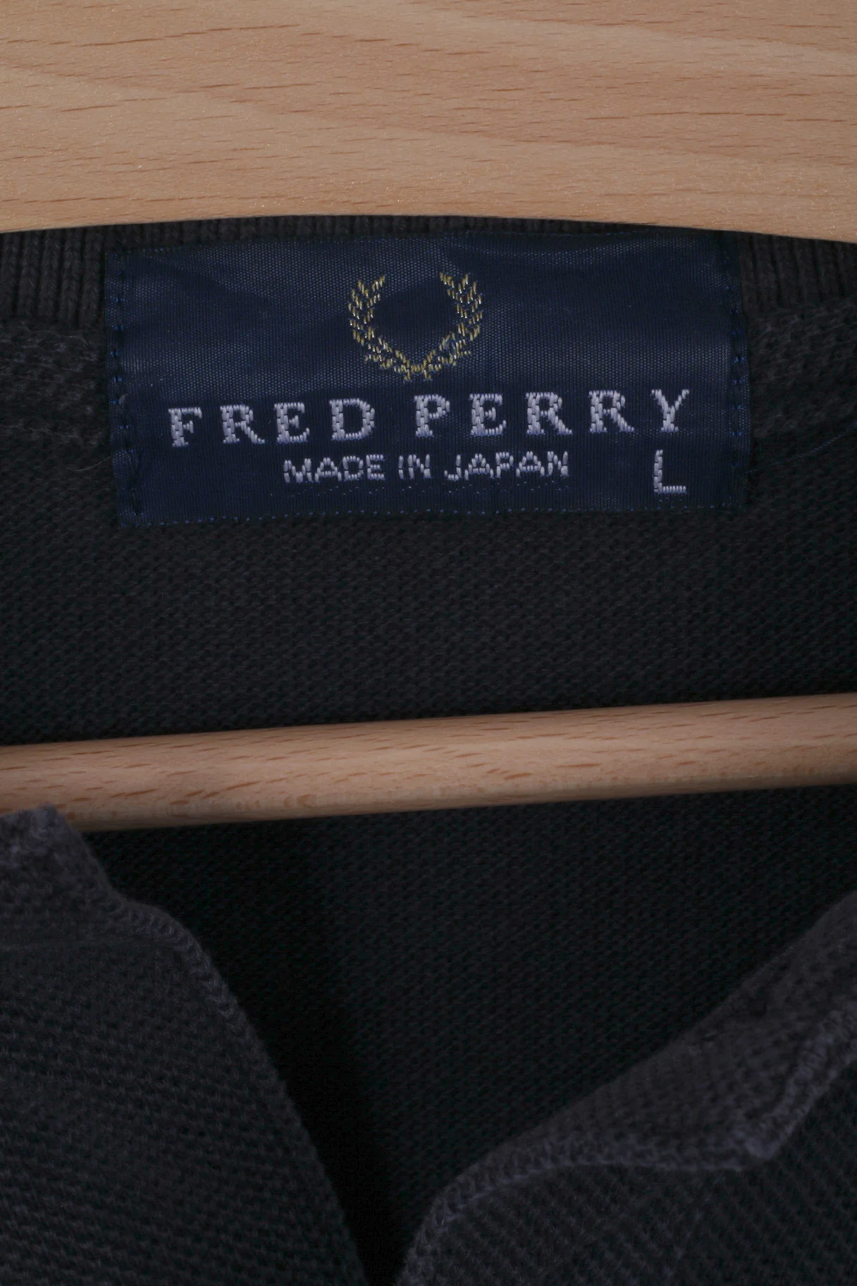 Fred Perry Mens L Polo Shirt Charcoal Cotton - Image 5