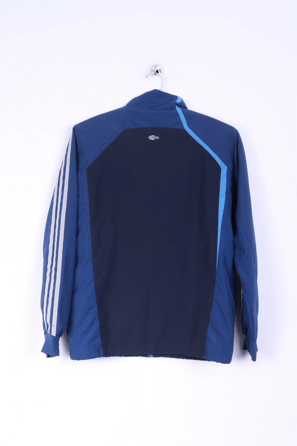 Adidas Mens 164 14 age Track Top Jacket Navy Sportswear Training Zip Up Top - Image 6