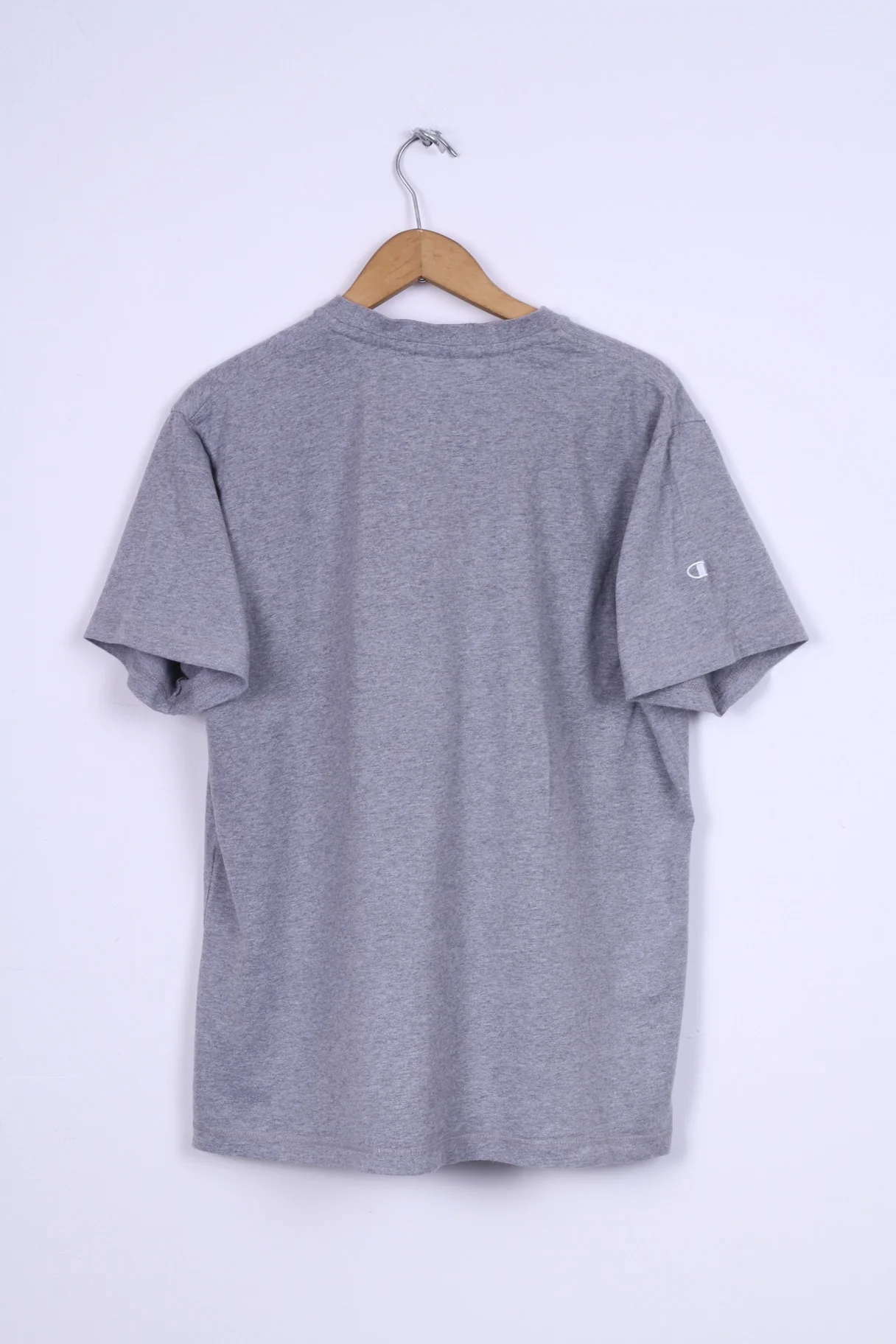 Champion Mens M T-Shirt Grey Cotton Graphic - Image 7