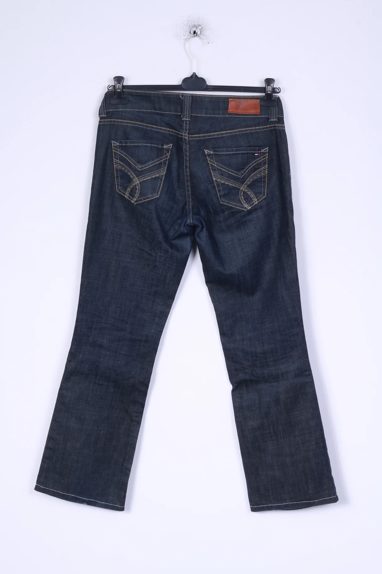 Hilfiger Denim Sally Womens W29 L32 Jeans Trousers Navy Low Waist Bootcut - Image 6