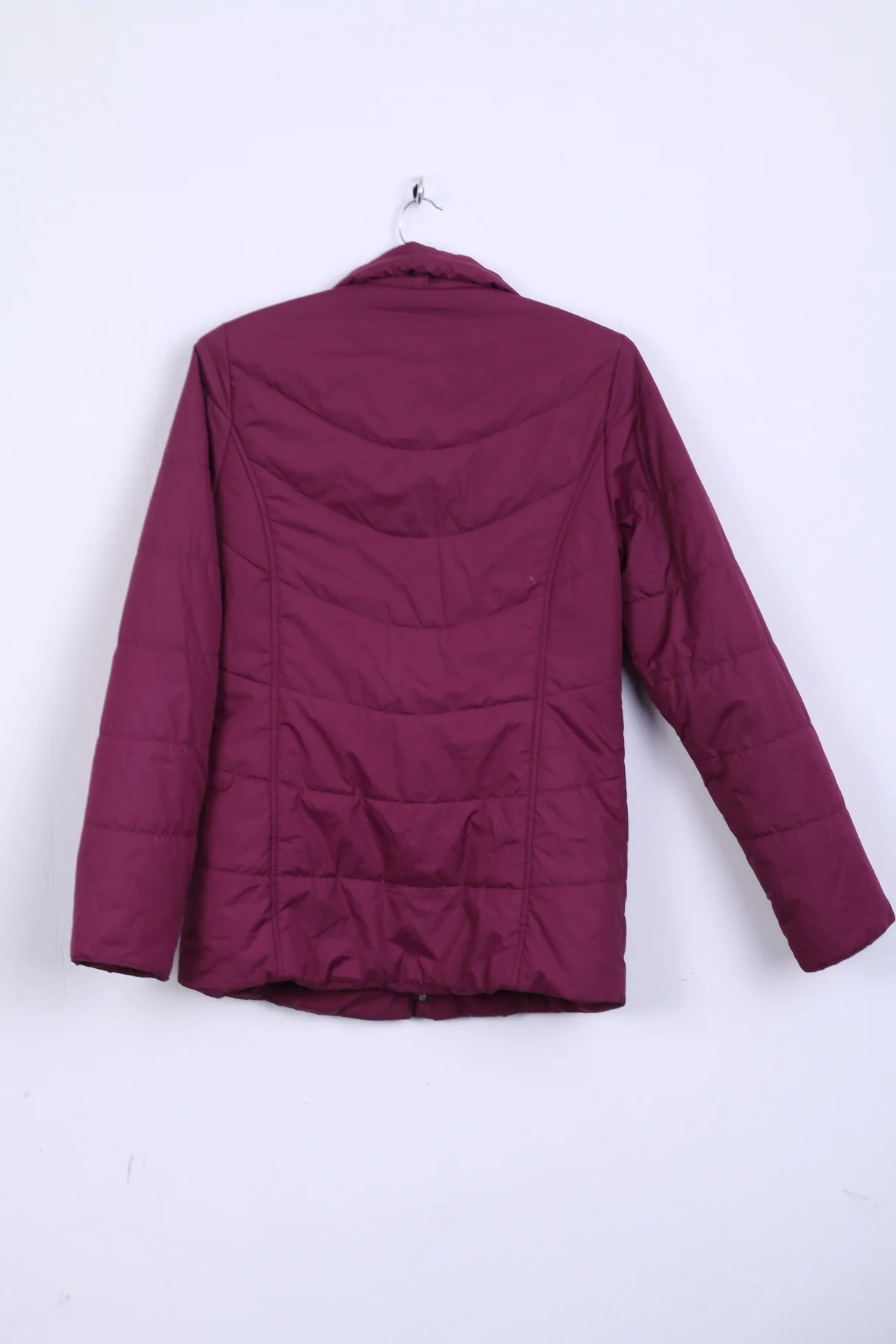 JAEGER Womens 8 S Jacket Purple Shawl Full Zip Warm - Image 6