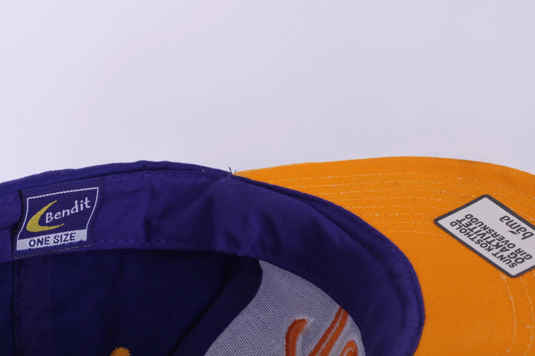 Bendit - Effekten Mens One Size Cap Purple Orange Cotton Hat - Image 4