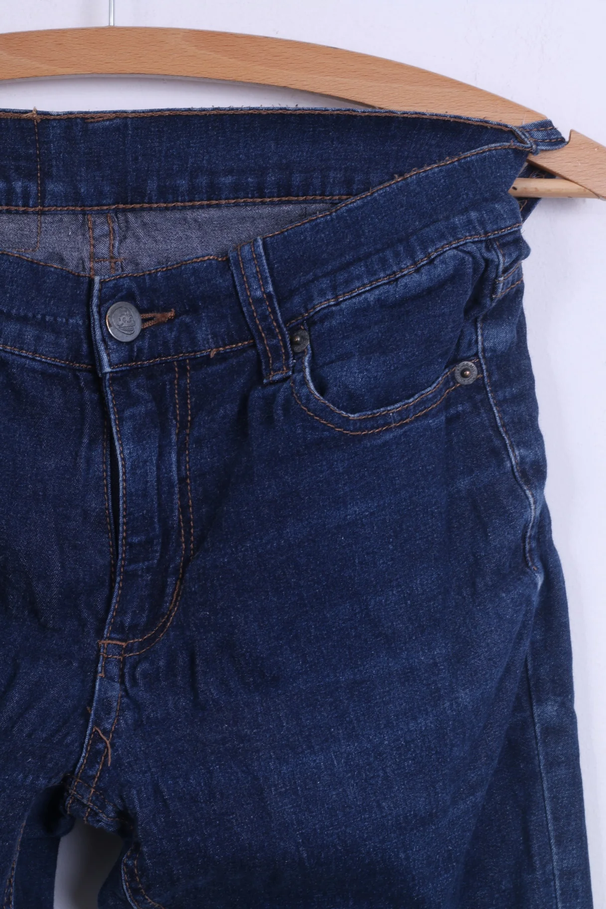 Cheap Monday Womens W29 L34 Trousers Blue Jeans Cotton Skinny Stretch - Image 2