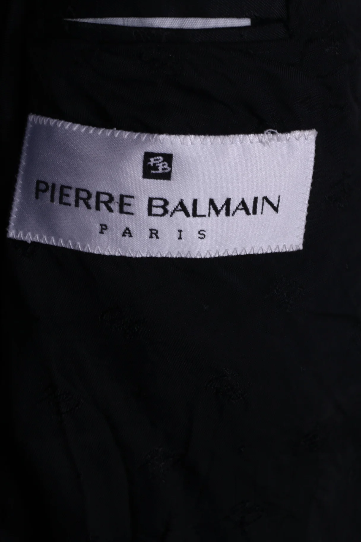 Pierre Balmain Mens S Blazer Black Detailed Buttons Single Breasted Jacket - Image 4