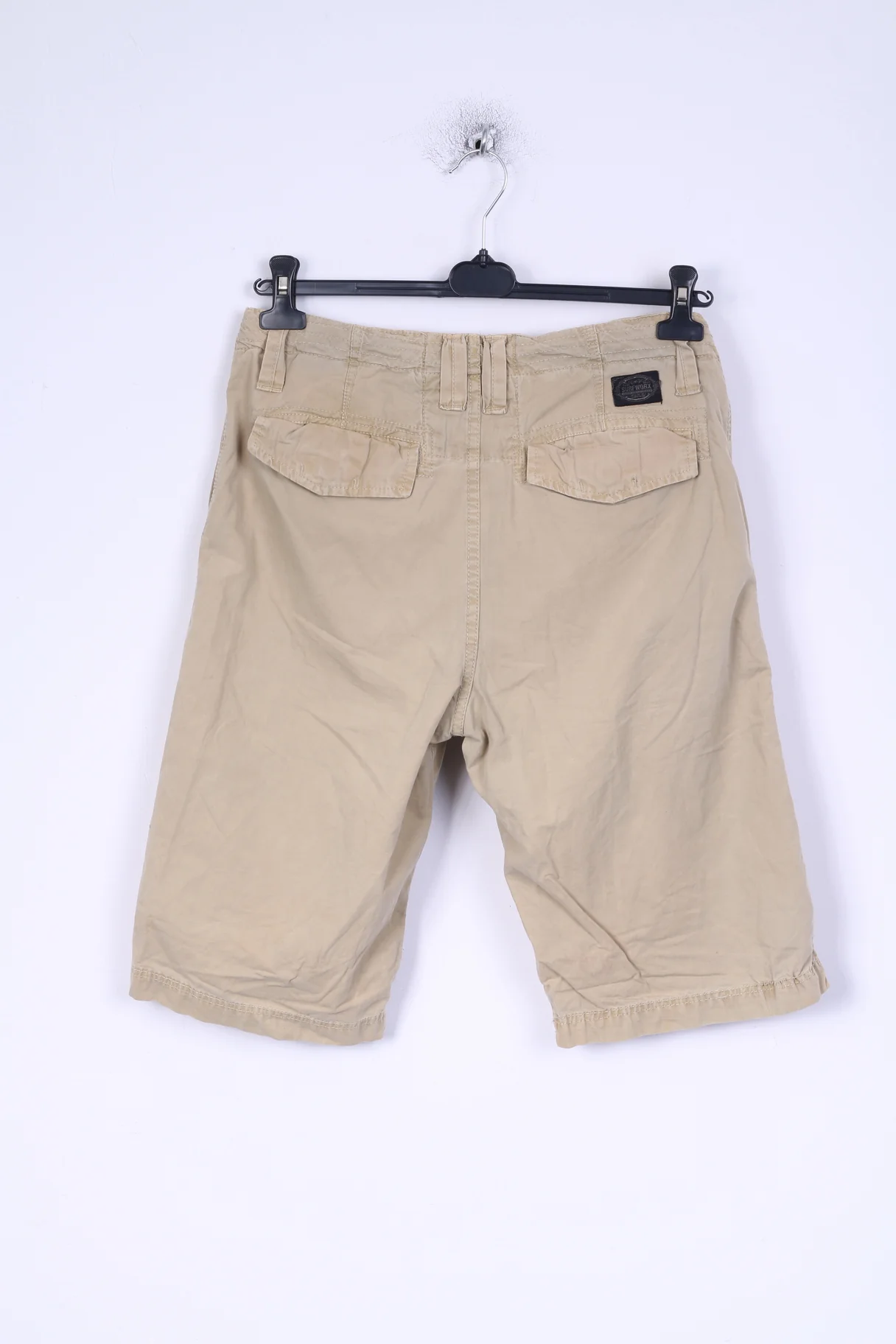 Surf Worx Mens 30 M Shorts Camel Japan Cotton Bermudas SWX - Image 5