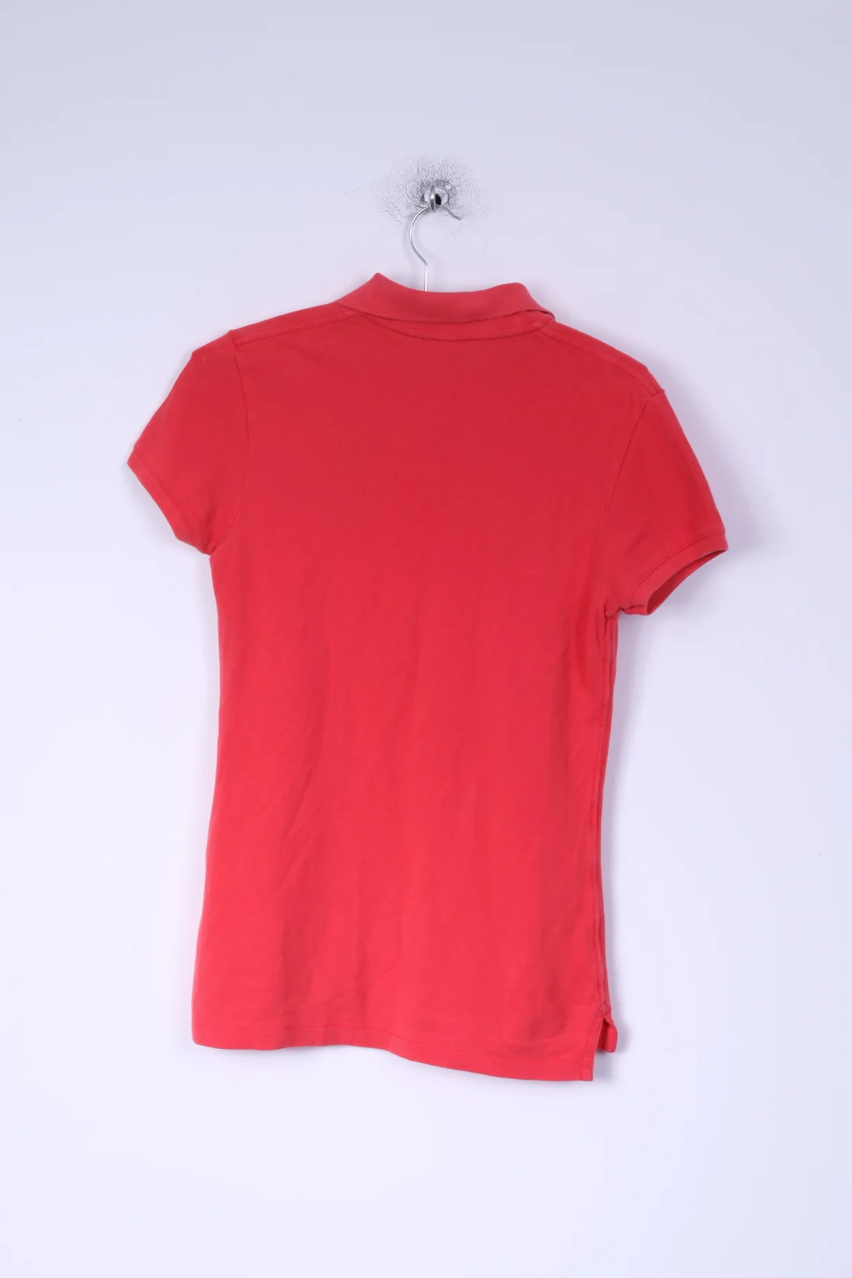 Nike Womens S Polo Shirt Peach Cotton Sportswear Top - Image 6