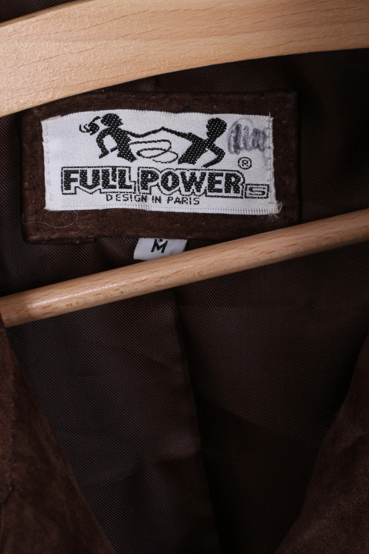 Full Power Womens M Jacket Brown Leather Single Breasted Outwear - Image 4