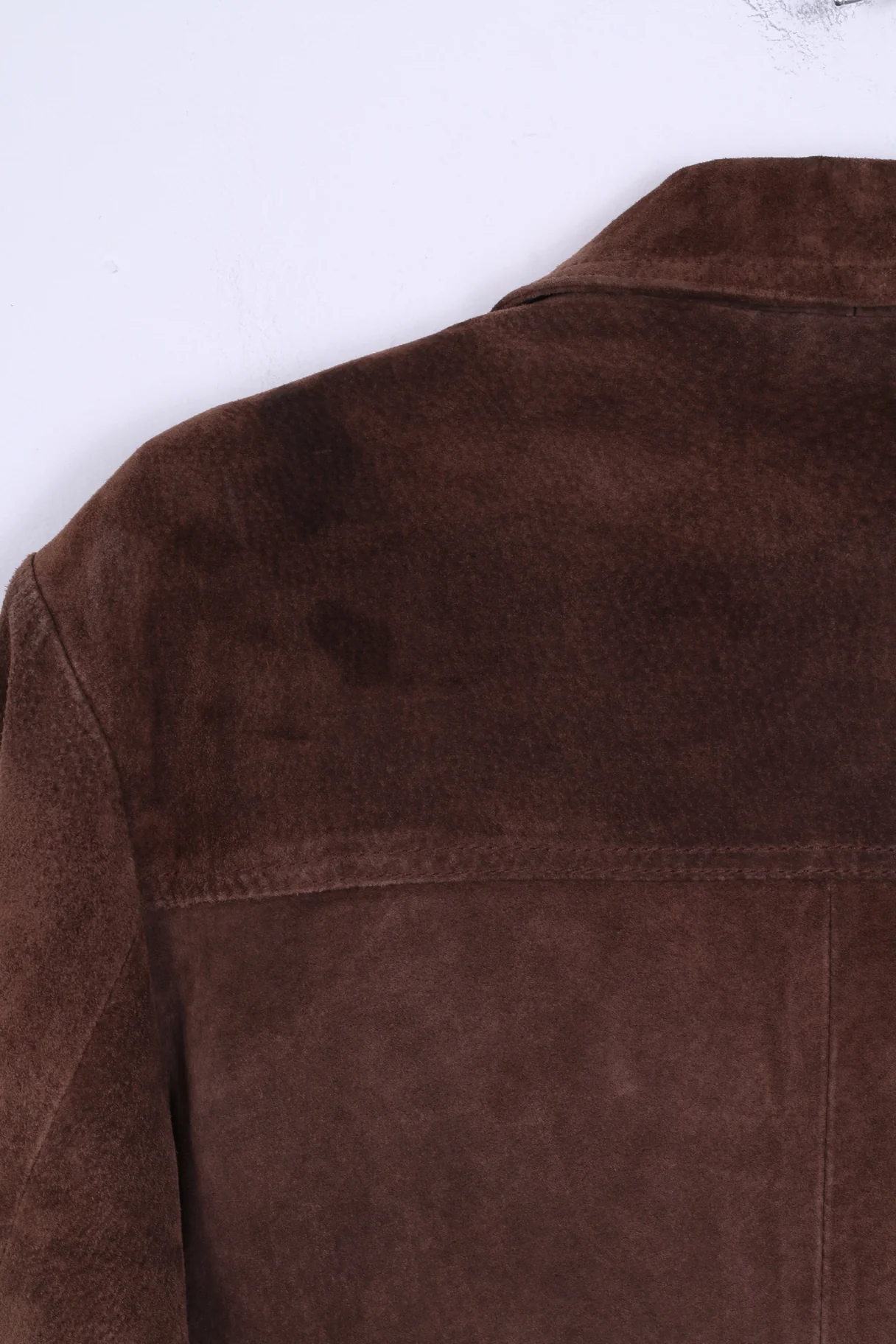Full Power Womens M Jacket Brown Leather Single Breasted Outwear - Image 6