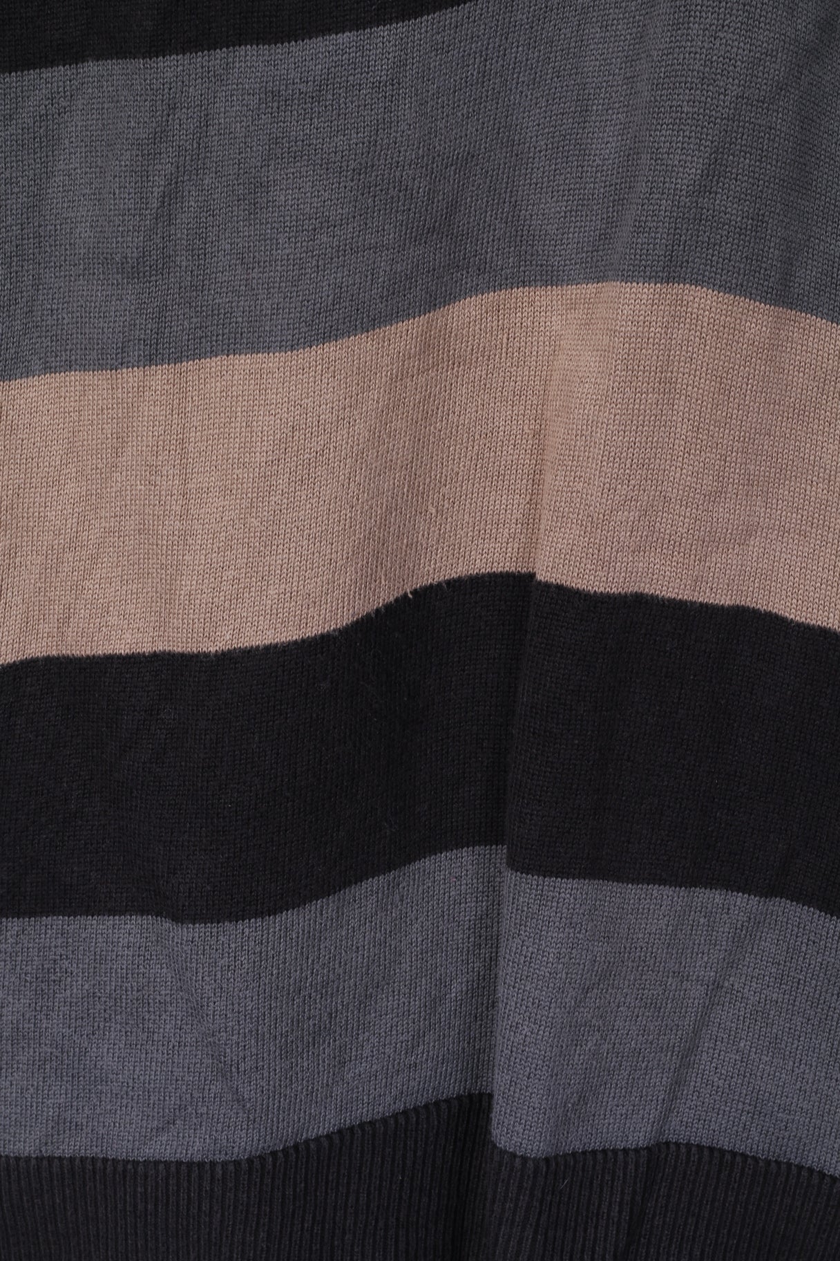 GAP Mens S Polo Shirt Long Sleeve Cotton Striped Dark - Image 3