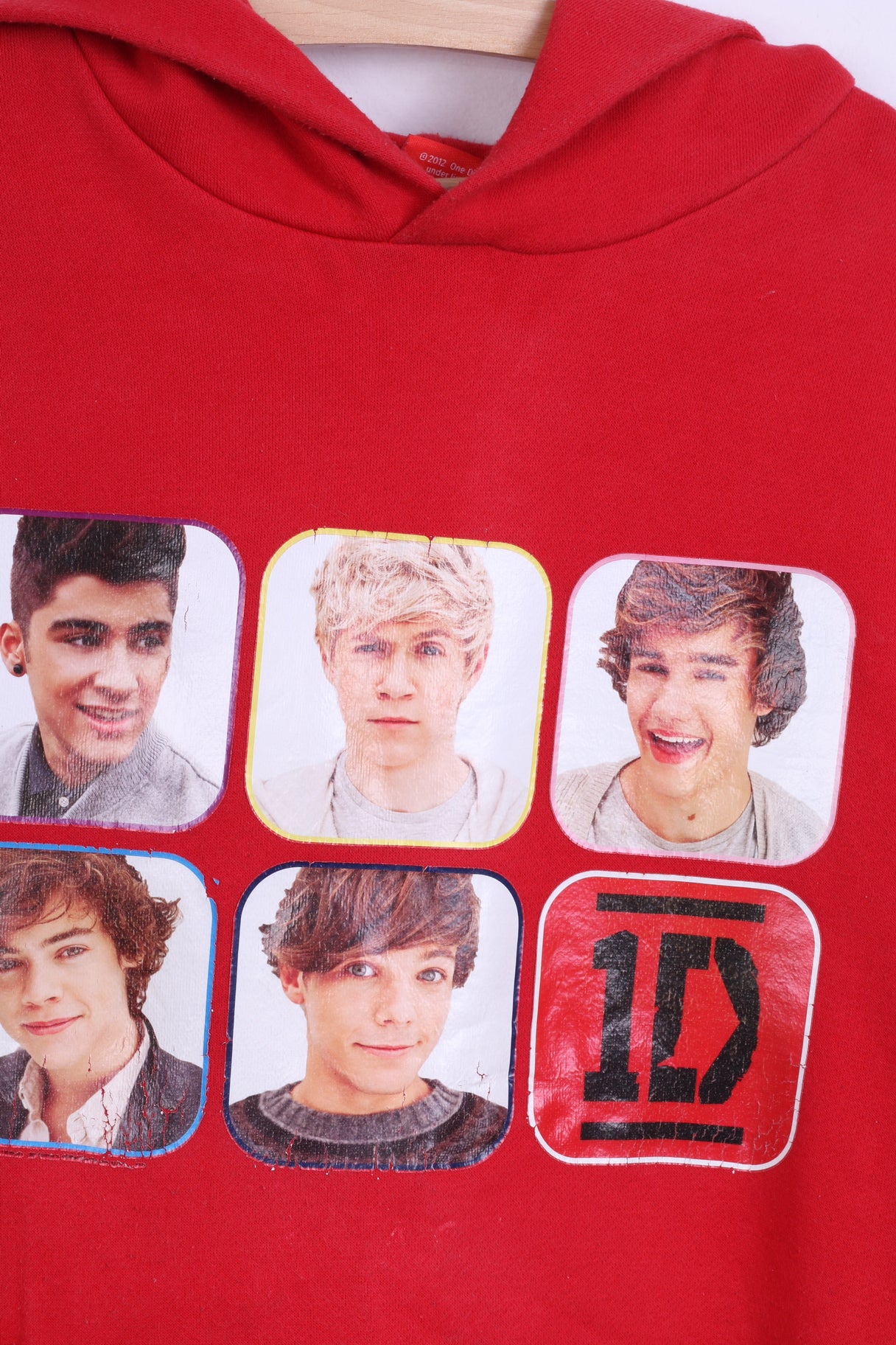 Tammy 1D Womens L Sweatshirt Cotton Red One Direction graphic Hoodie - Image 3