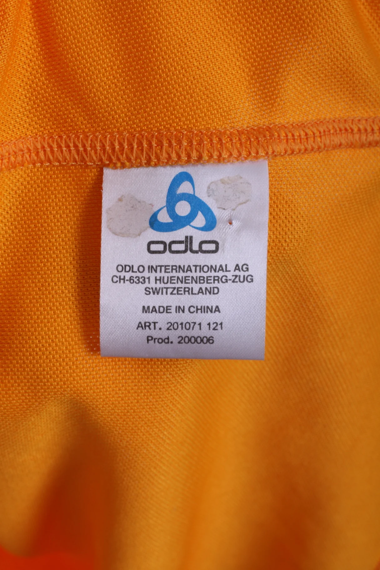 ODLO Womens XL Polo Shirt Orange Sport Buttons - Image 4