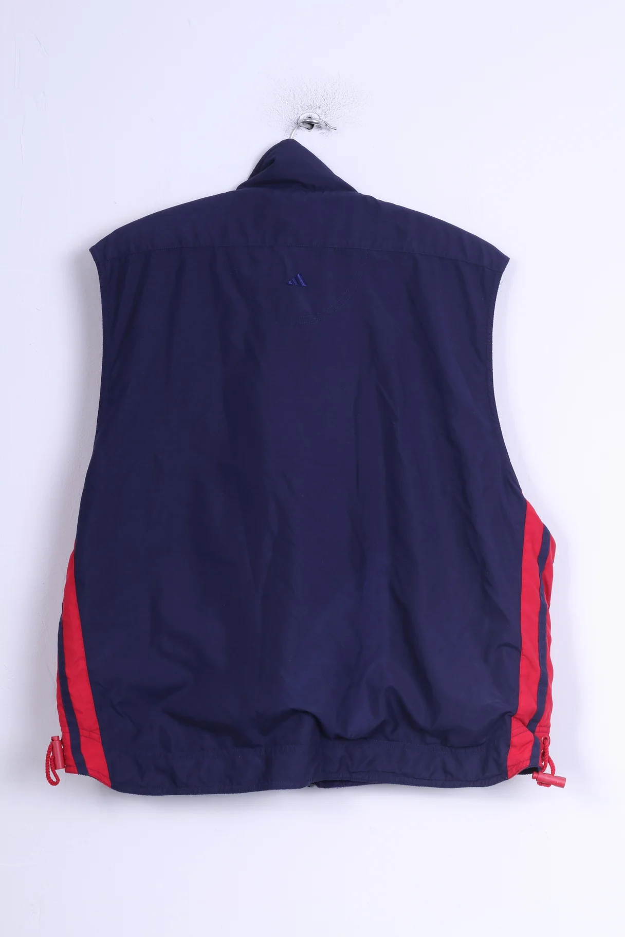 Adidas Golf Mens M Bodywarmer Navy Double Sided Zip Up Vest Sleeveless - Image 6