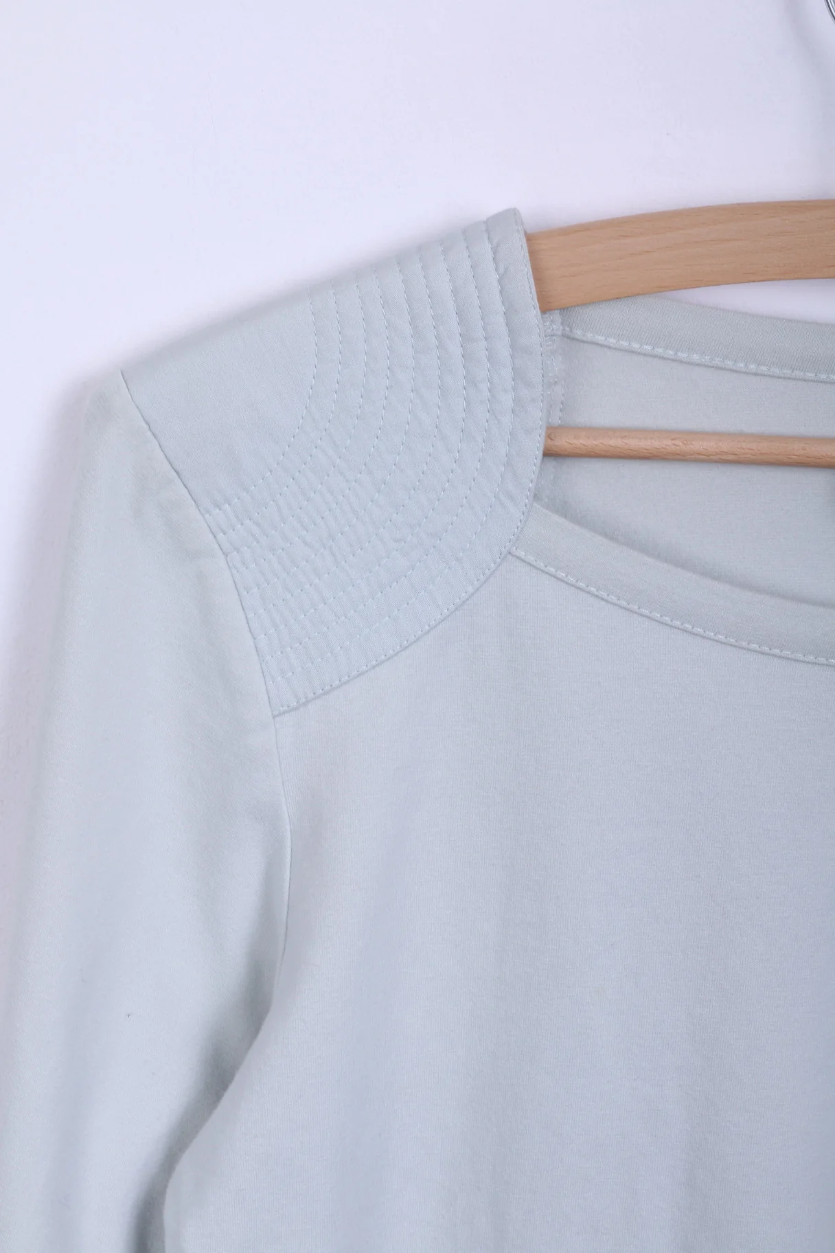 ROXY Life Womens M 5 long Sleeve t-Shirt Top Quiksilver Sputnik Mint Cotton - Image 3