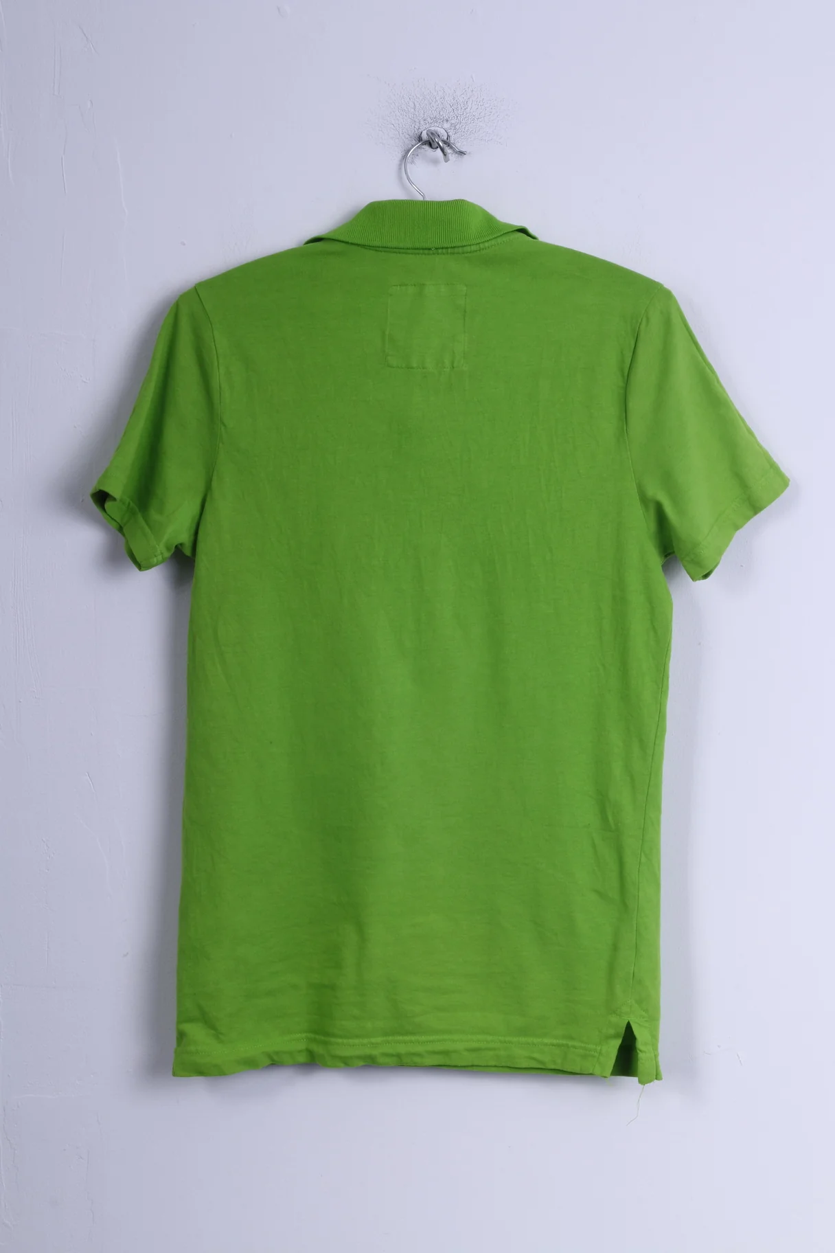 Hollister California Mens M Polo Shirt Green Cotton Short Sleeve - Image 6