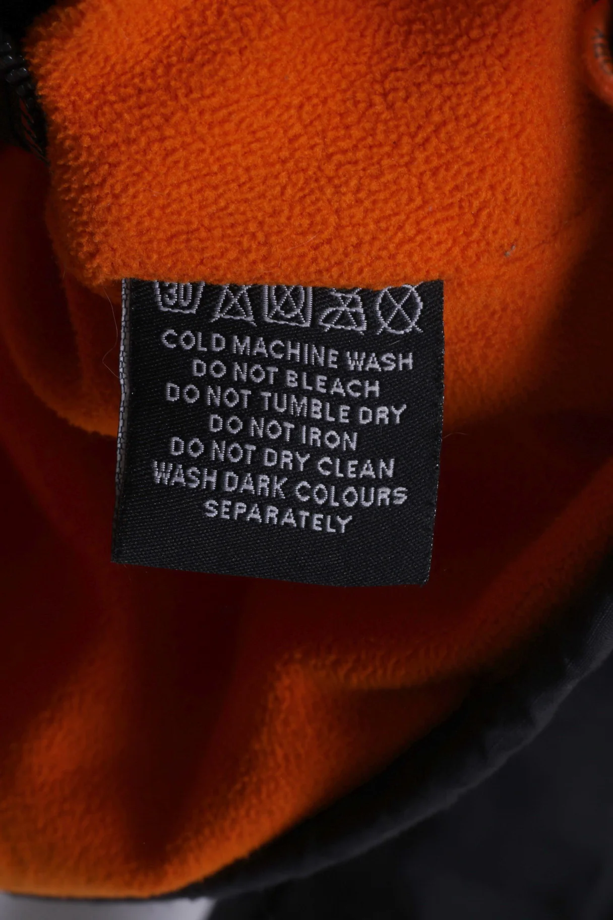 Superdry Womens L (M) Jacket Black Nylon Orange Details 3 Zippers Windcheater - Image 6