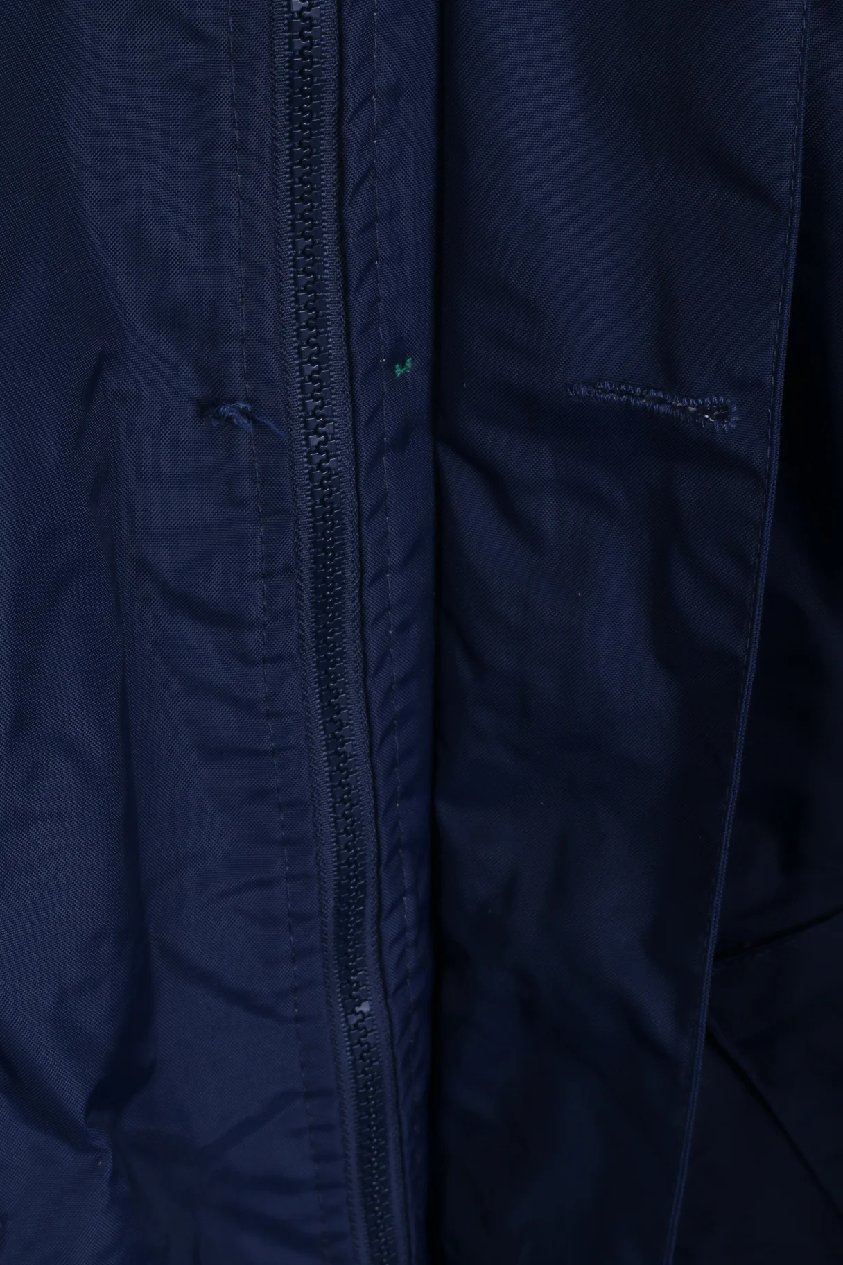 Helly Hansen Mens M Jacket Navy Green Sailing Hidden Hood Double Side - Image 4