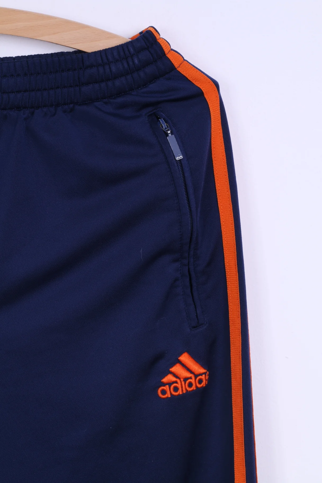 Adidas Boys 16 Age 176 Tracksuit Shiny Blue Vintage '90 Sport Training Set - Image 7