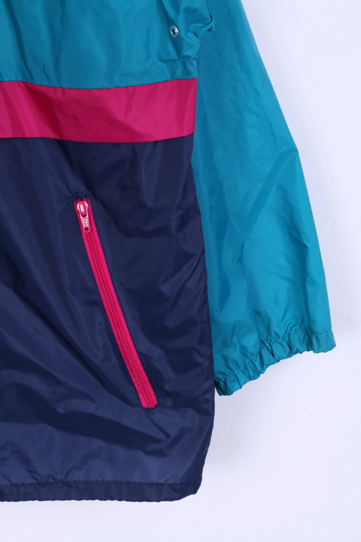 Jeantex Mens L Rain Jacket Sportswear Nylon Waterproof Hodded Top - Image 2