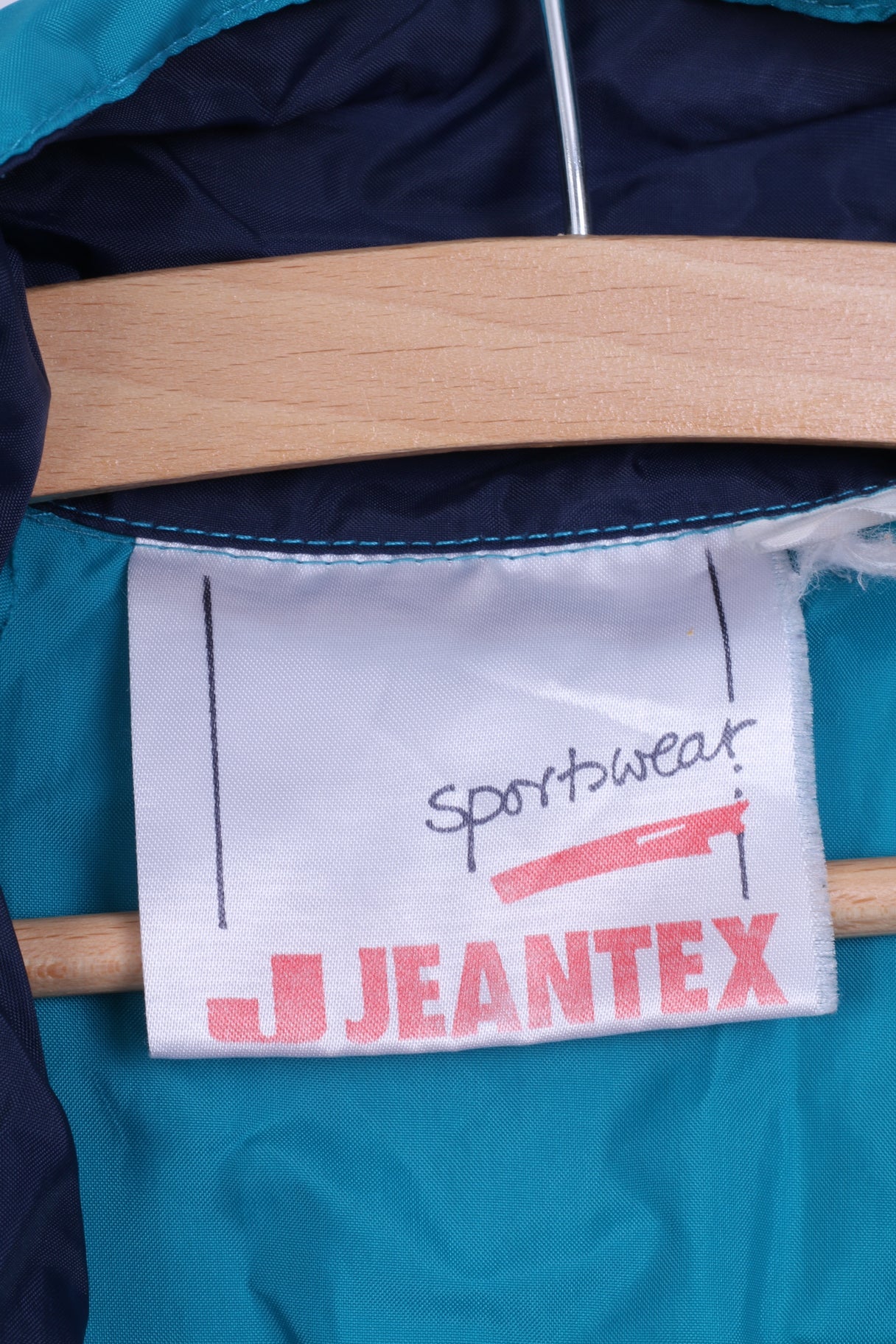 Jeantex Mens L Rain Jacket Sportswear Nylon Waterproof Hodded Top - Image 4