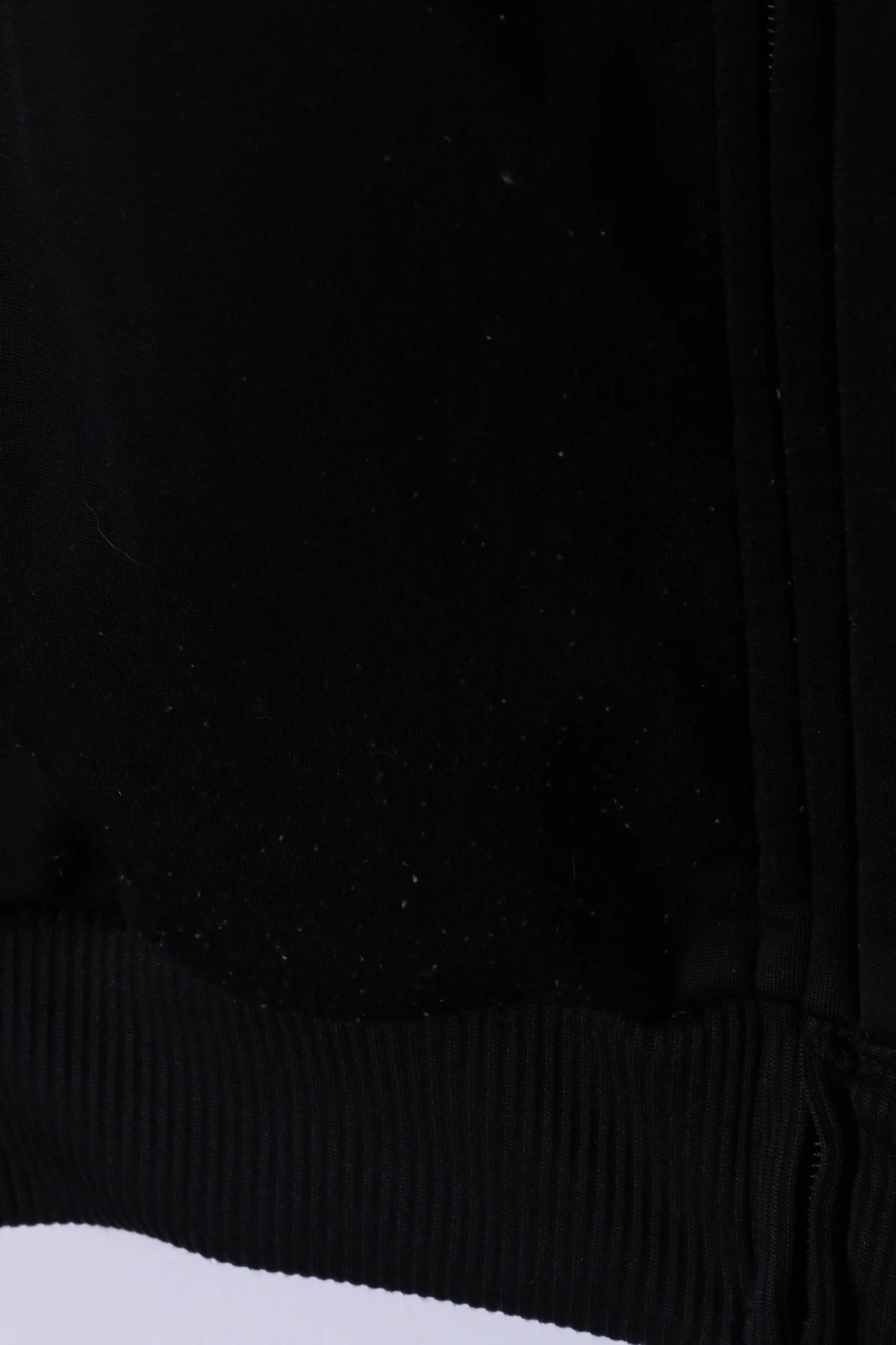 Adidas Mens M Sweatshirt Black ZIp Up Sport Training Track Top - Image 4