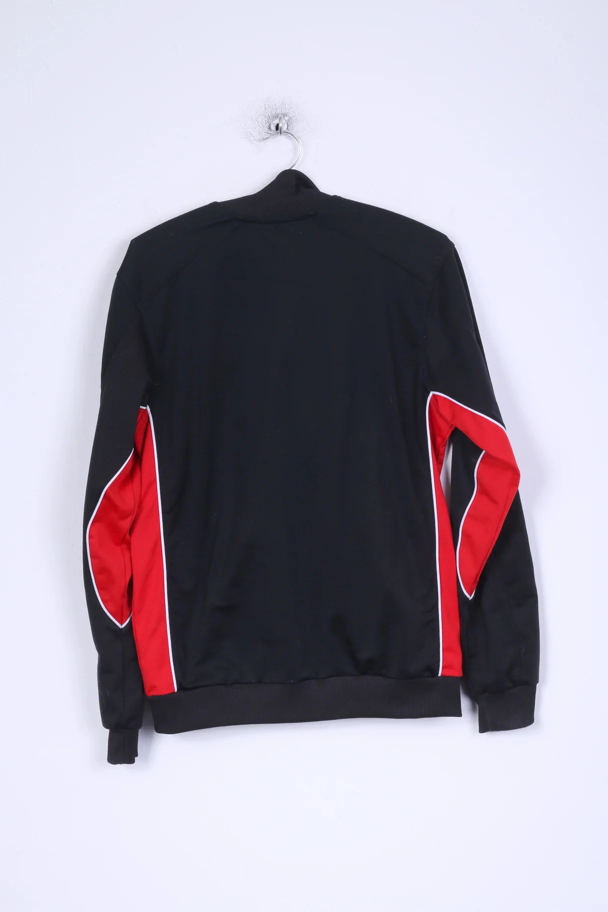 Adidas Mens M Sweatshirt Black ZIp Up Sport Training Track Top - Image 7